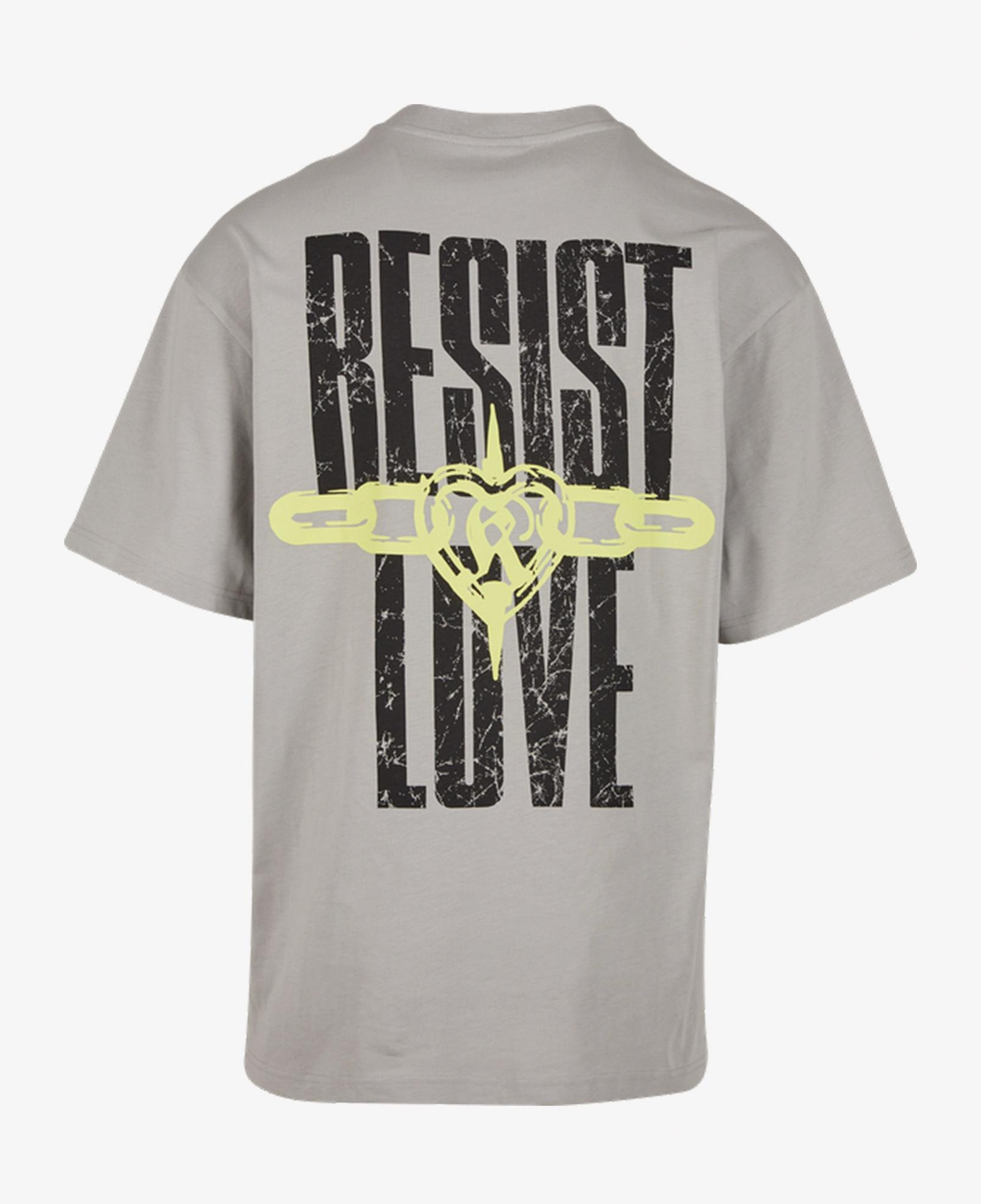 Karl Kani Woven Signature Resist Love Erkek Gri T-Shirt