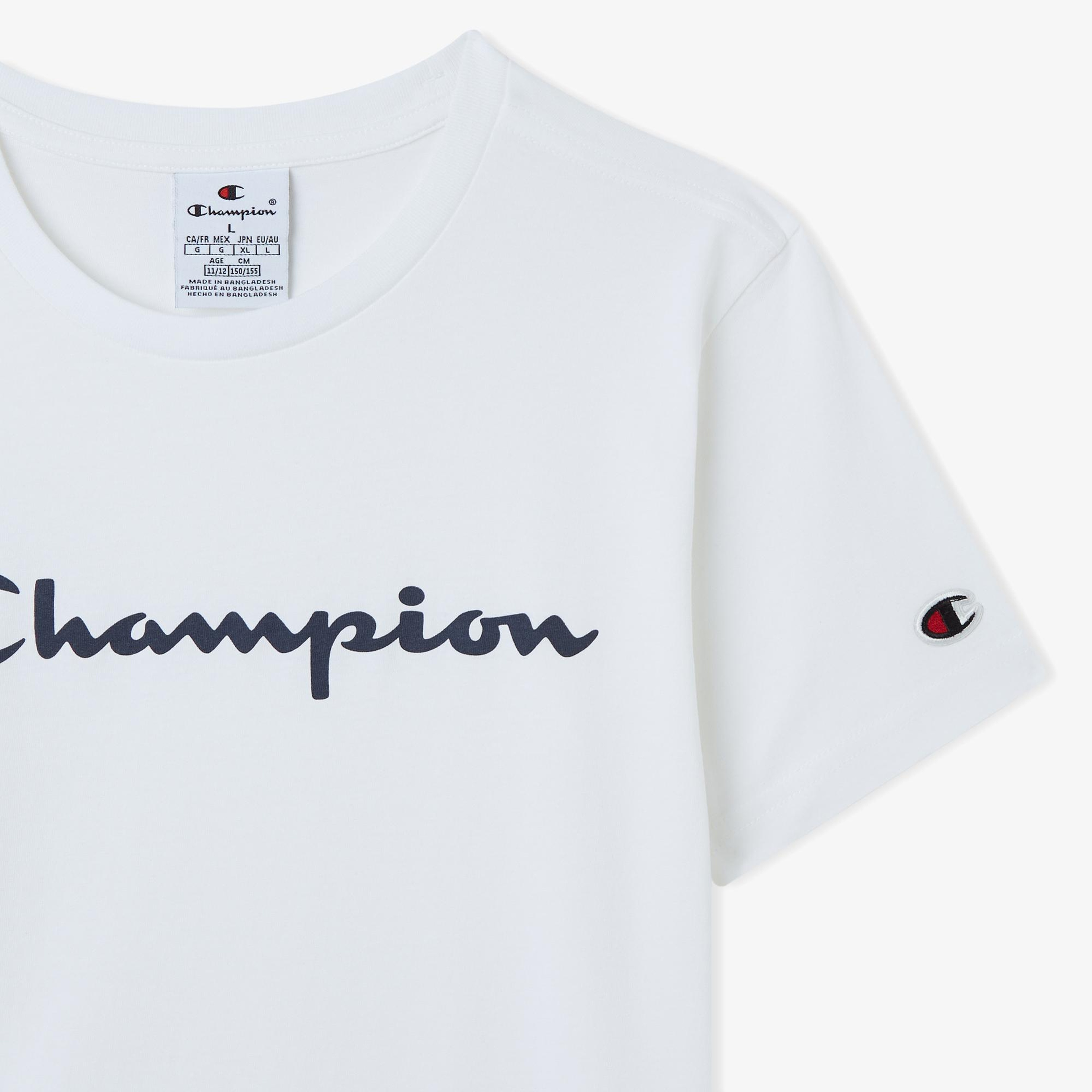 Champion Icons Çocuk Beyaz T-Shirt