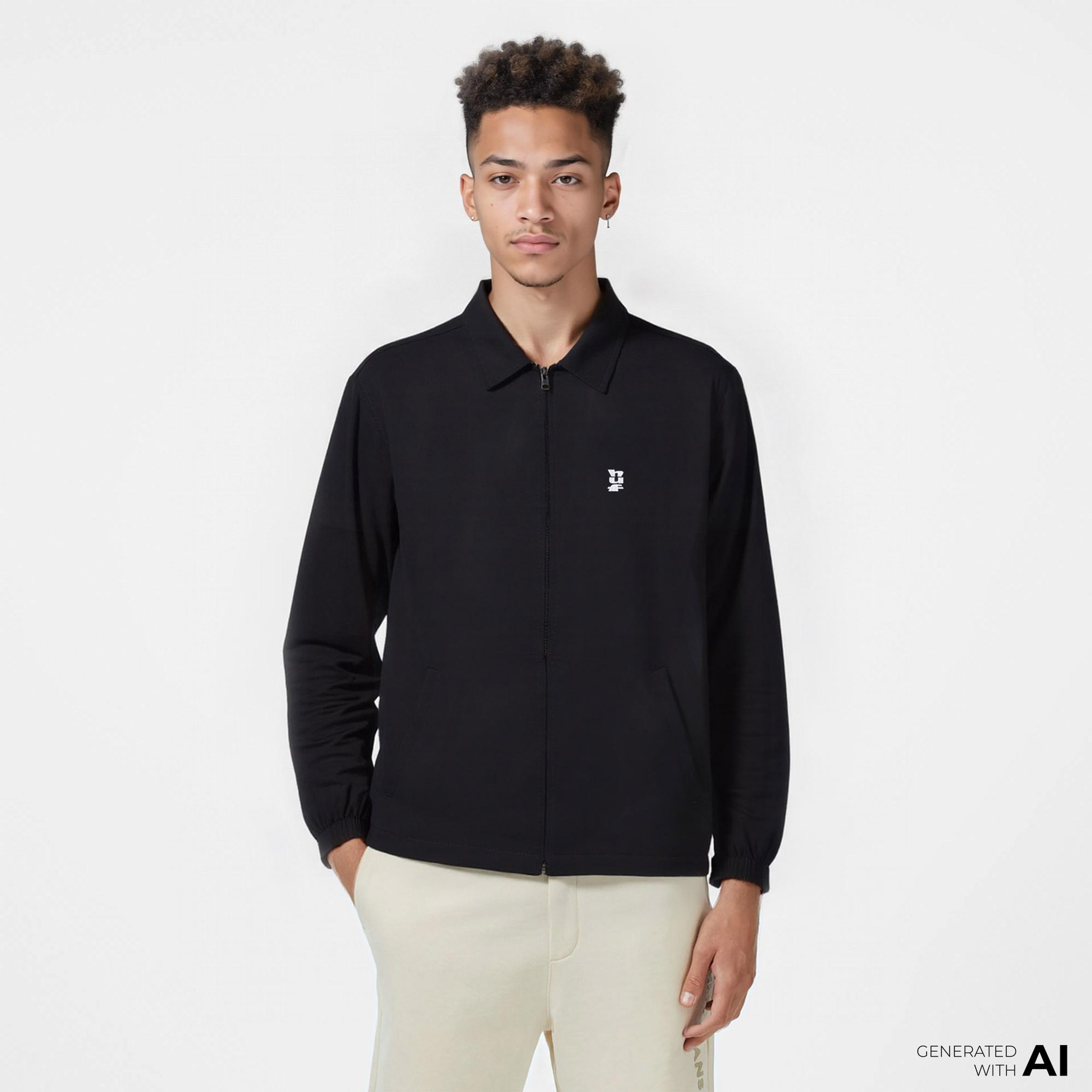 Huf Set Megablast Shop Erkek Siyah Ceket