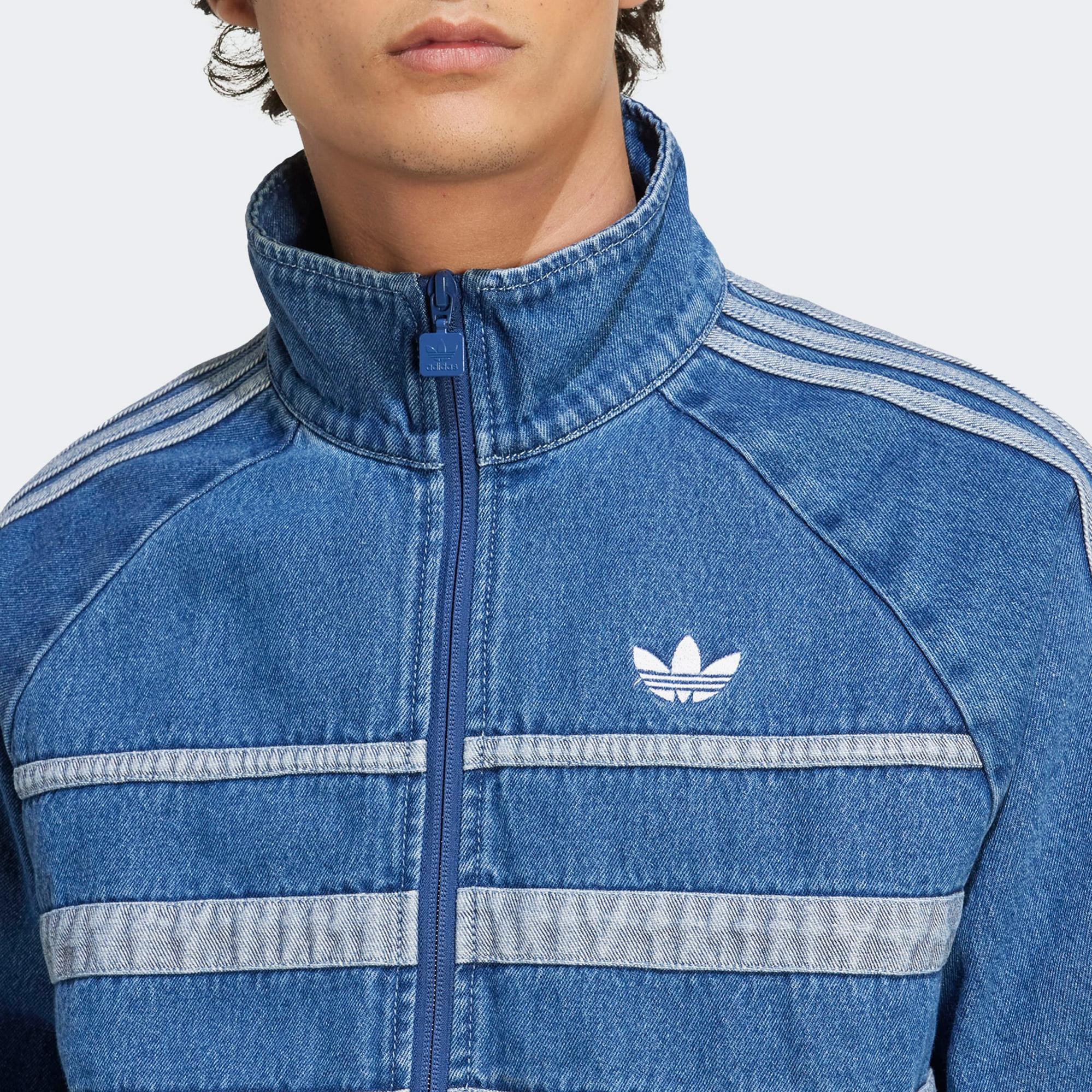 adidas First Denim Erkek Mavi Ceket