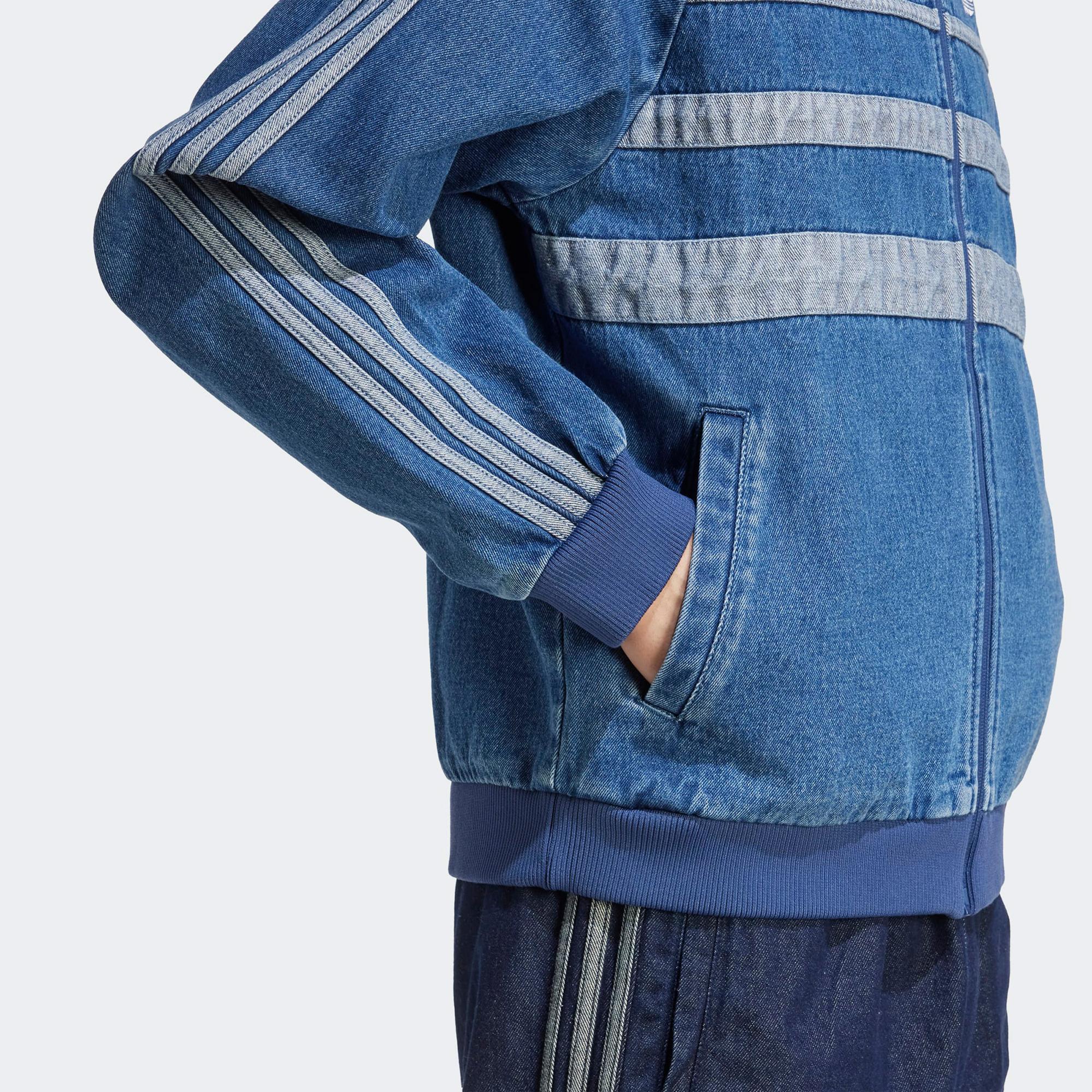 adidas First Denim Erkek Mavi Ceket