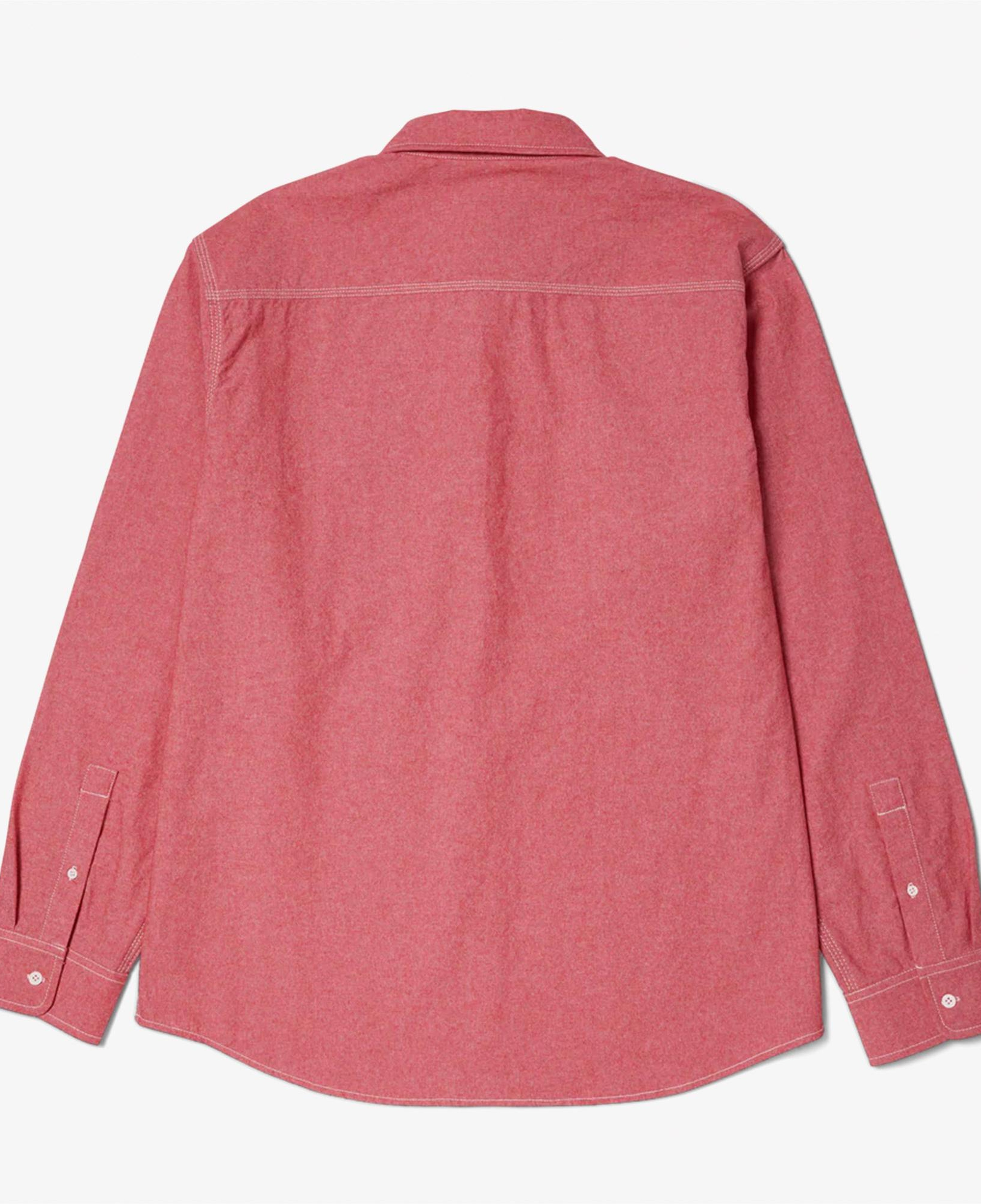 Huf Total Eclipse Chambray Erkek Kırmızı Gömlek