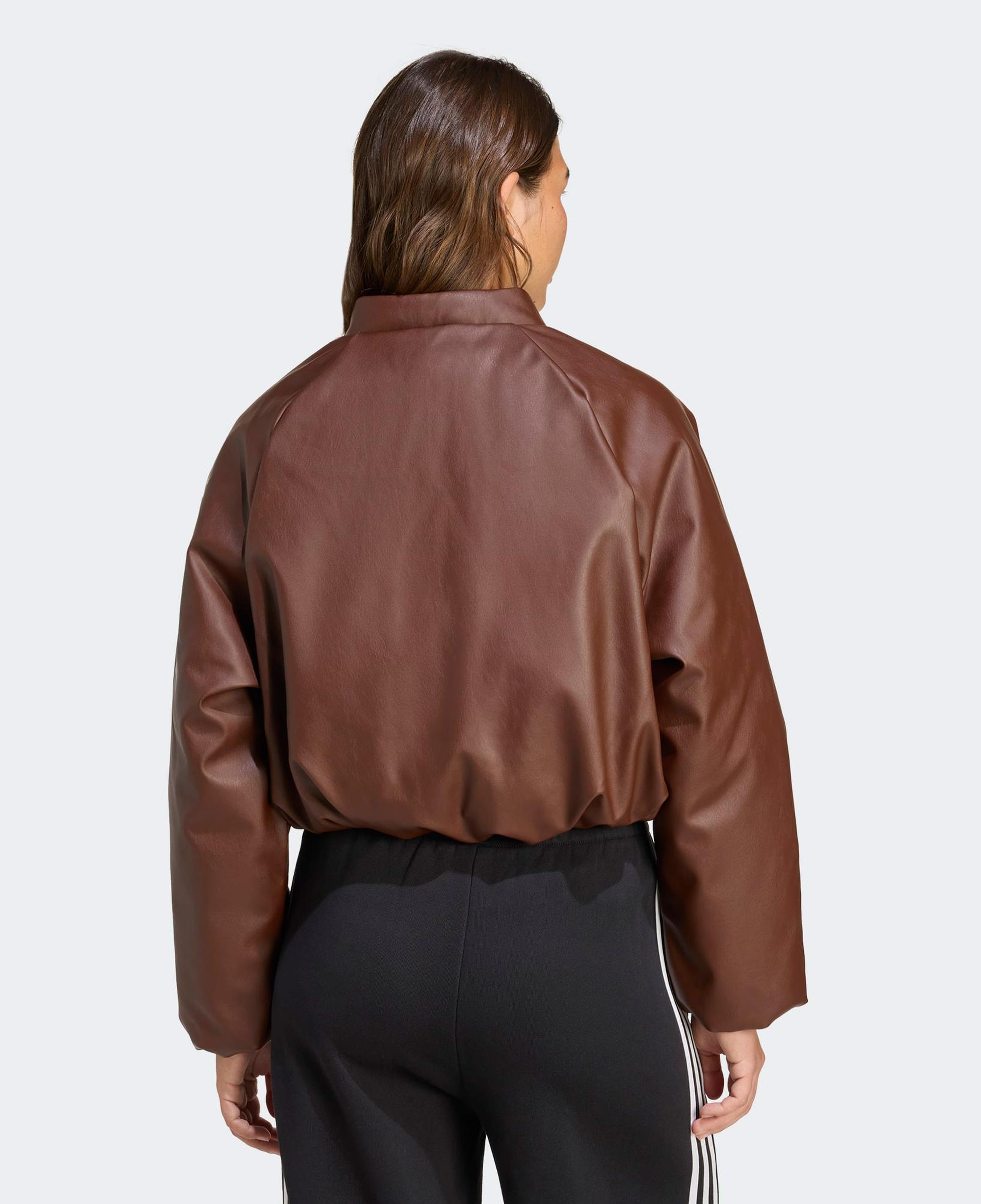 adidas Pleather Bomber Kadın Kahverengi Ceket