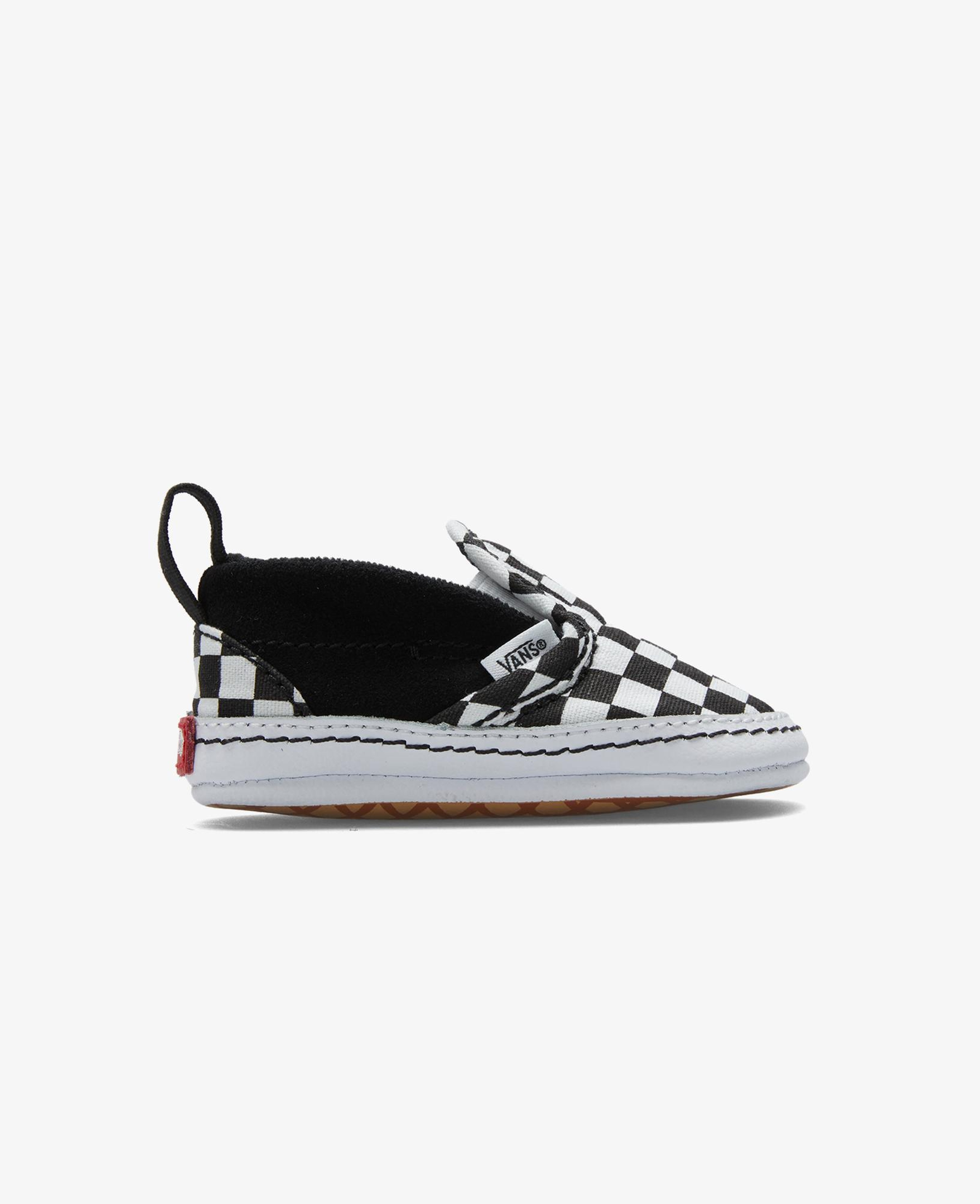 Vans Slip On V-Crib Checkered Bebek Beyaz Spor Ayakkabı
