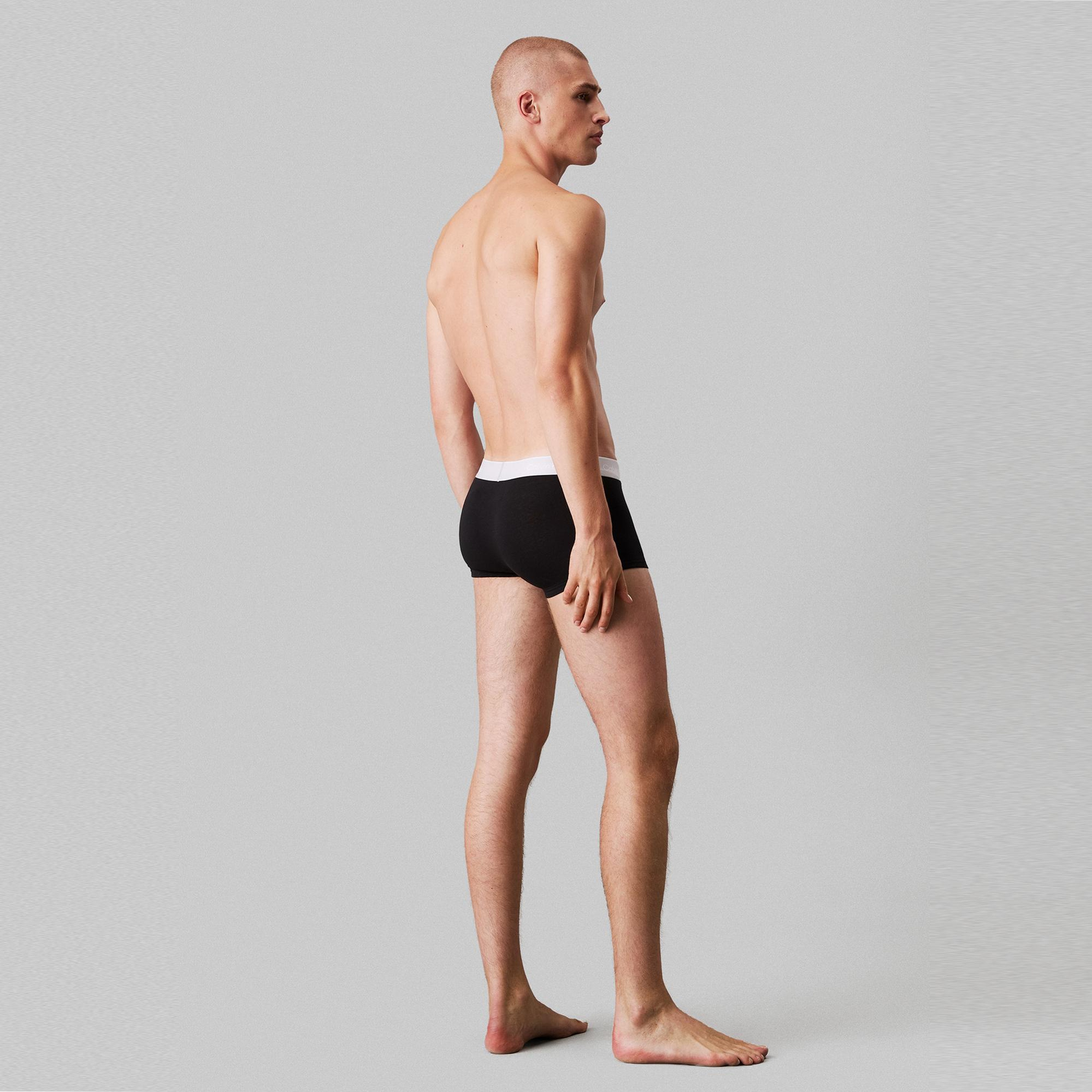 Calvin Klein Low Rise Trunk 3'lü Erkek Siyah Boxer