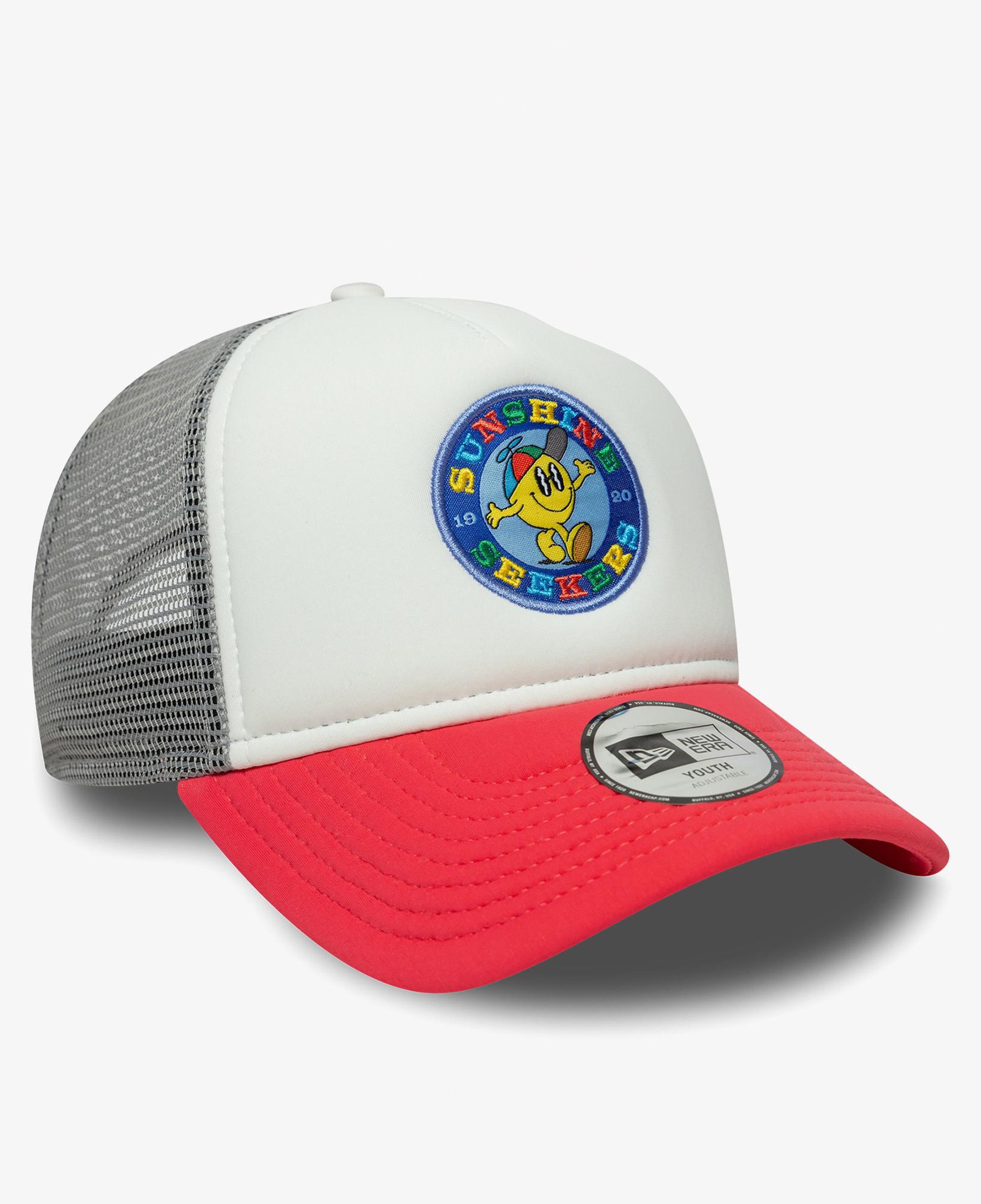 New Era Multi Patch Trucker Neyyan Çocuk Beyaz Şapka