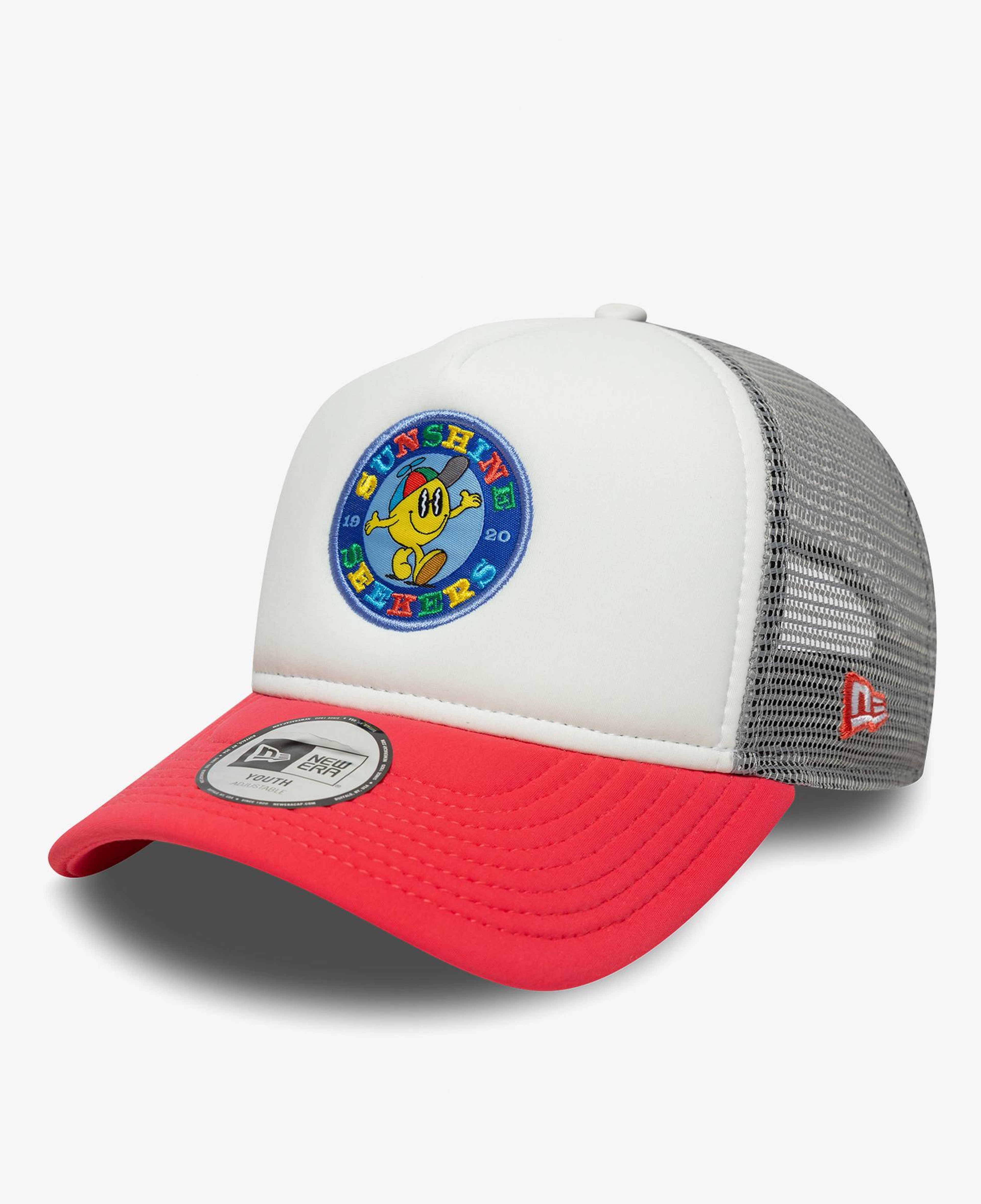 New Era Multi Patch Trucker Neyyan Çocuk Beyaz Şapka
