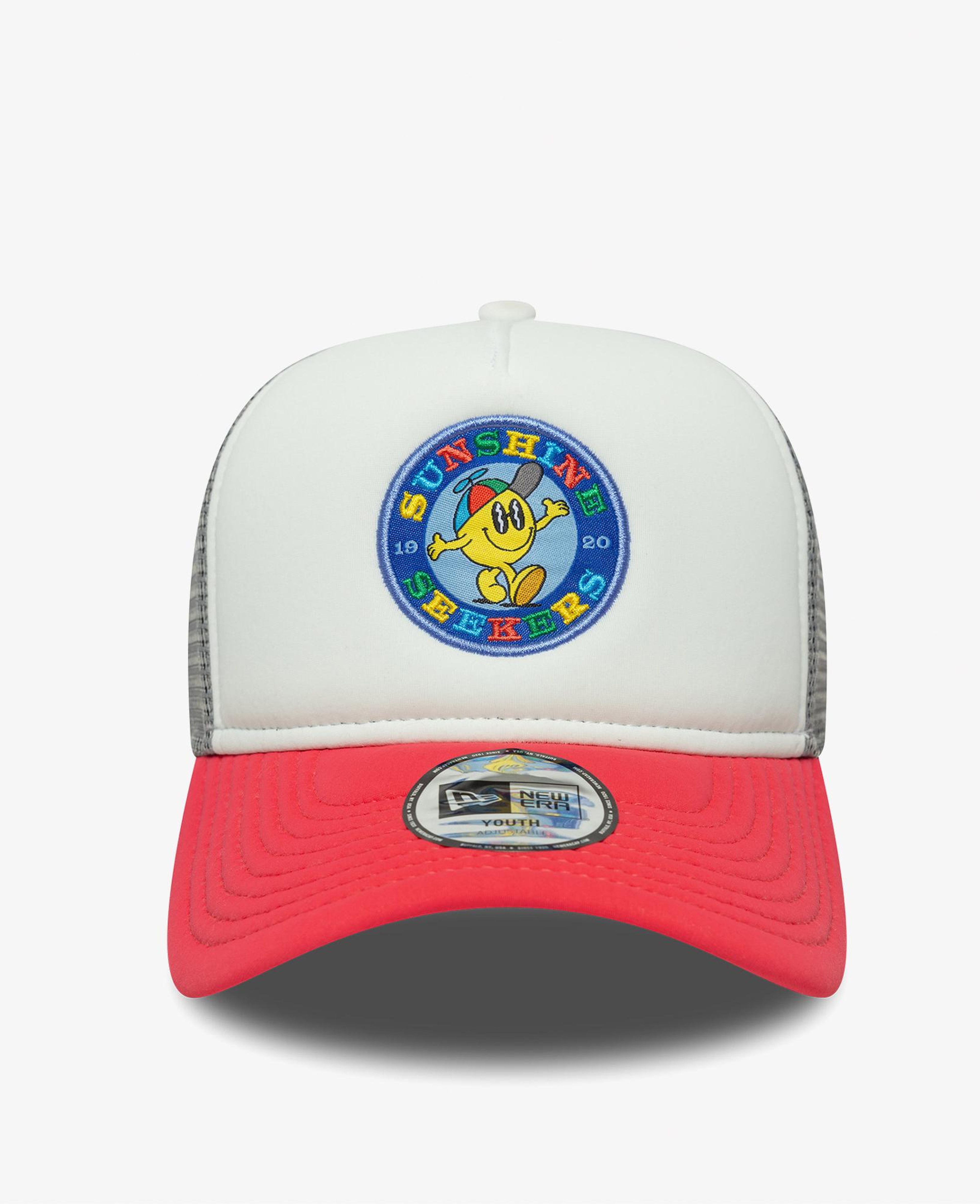 New Era Multi Patch Trucker Neyyan Çocuk Beyaz Şapka