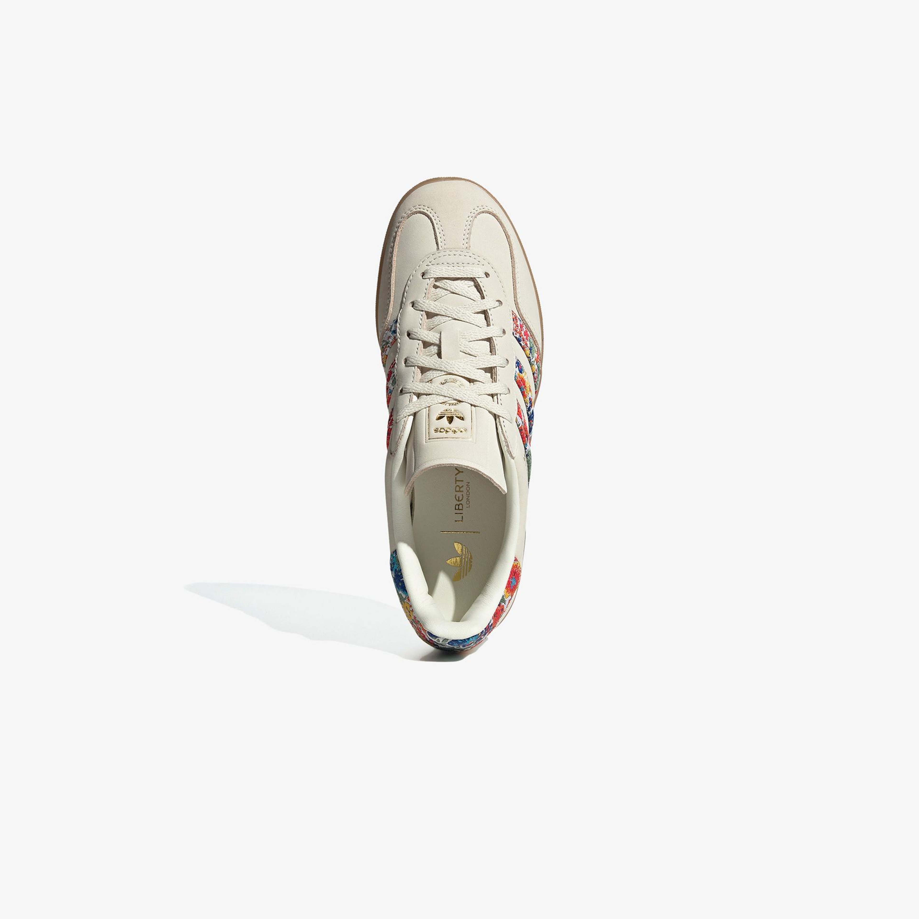 adidas Gazelle Indoor X Liberty London Unisex Krem Spor Ayakkabı