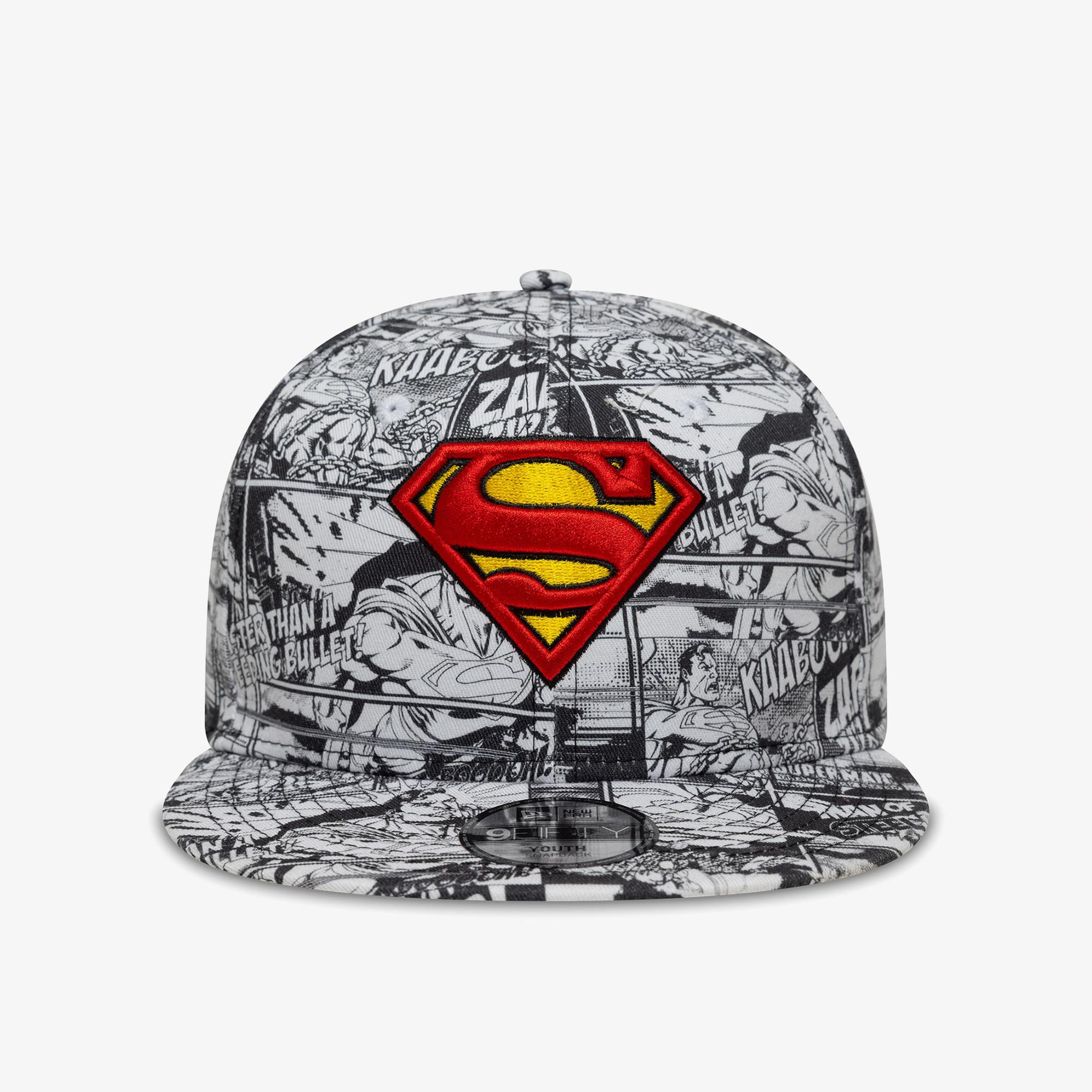 New Era DC Superman Çocuk Beyaz Şapka