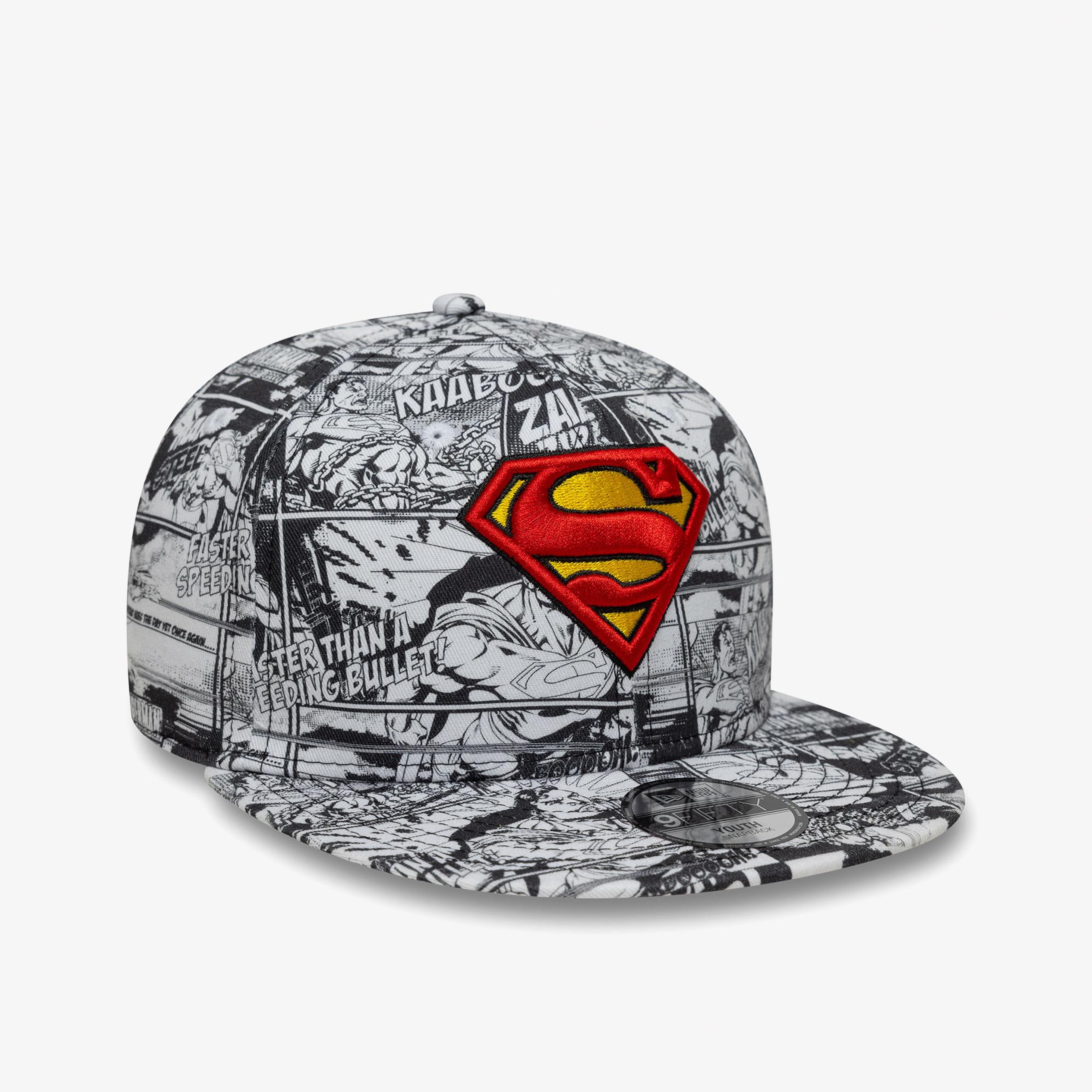 New Era DC Superman Çocuk Beyaz Şapka