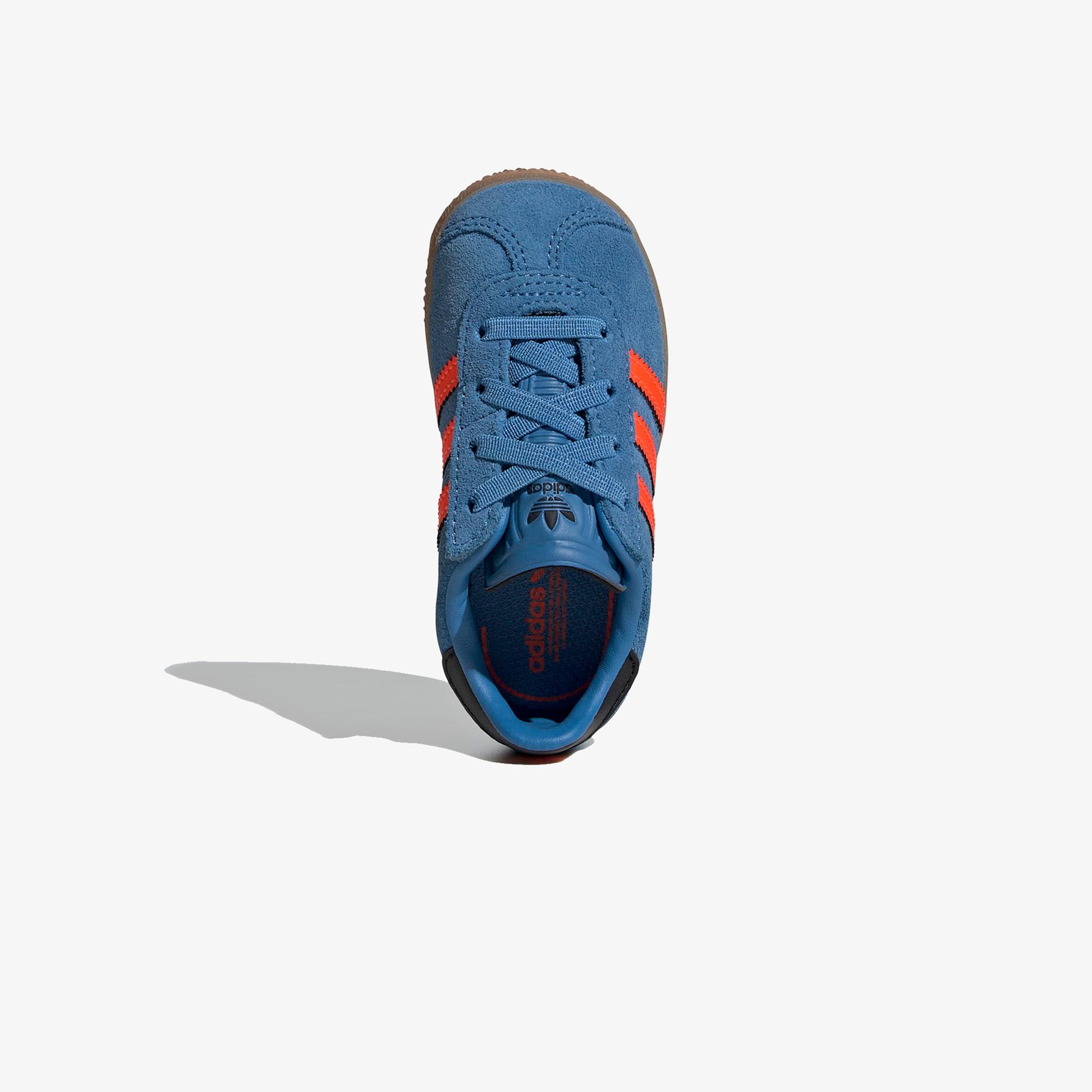 adidas Gazelle Mavi/Turuncu Bebek Spor Ayakkabı