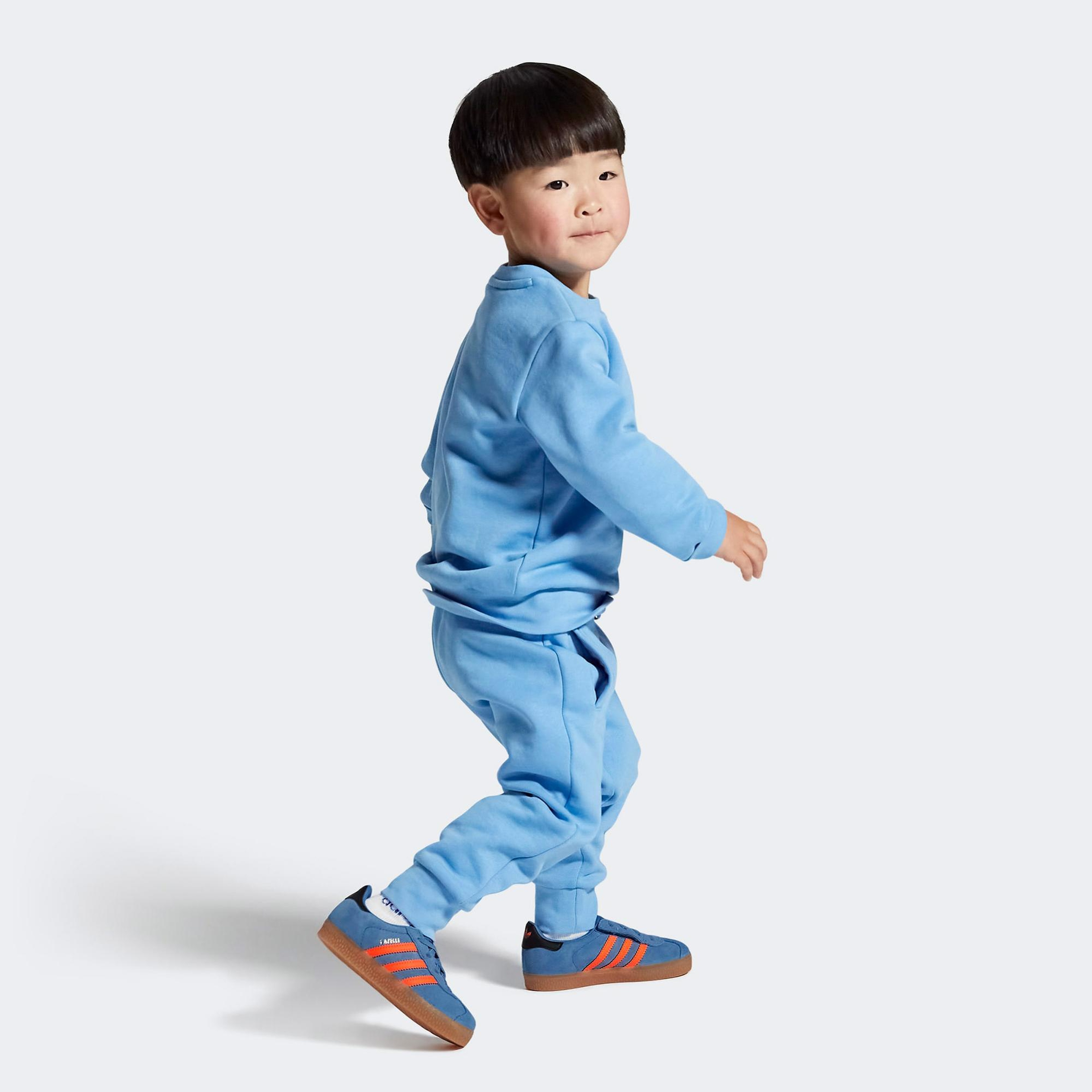 adidas Gazelle Mavi/Turuncu Bebek Spor Ayakkabı