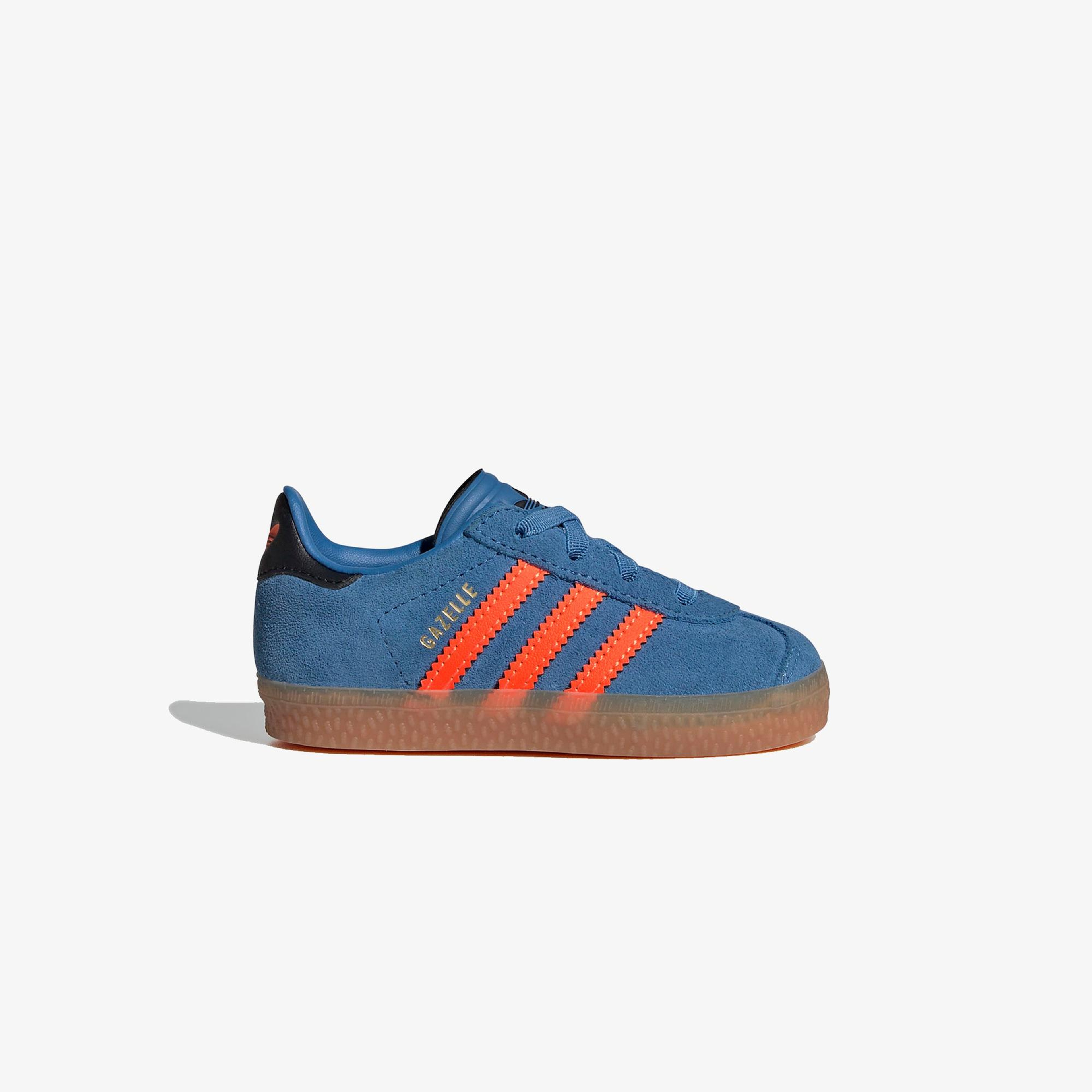adidas Gazelle Mavi/Turuncu Bebek Spor Ayakkabı