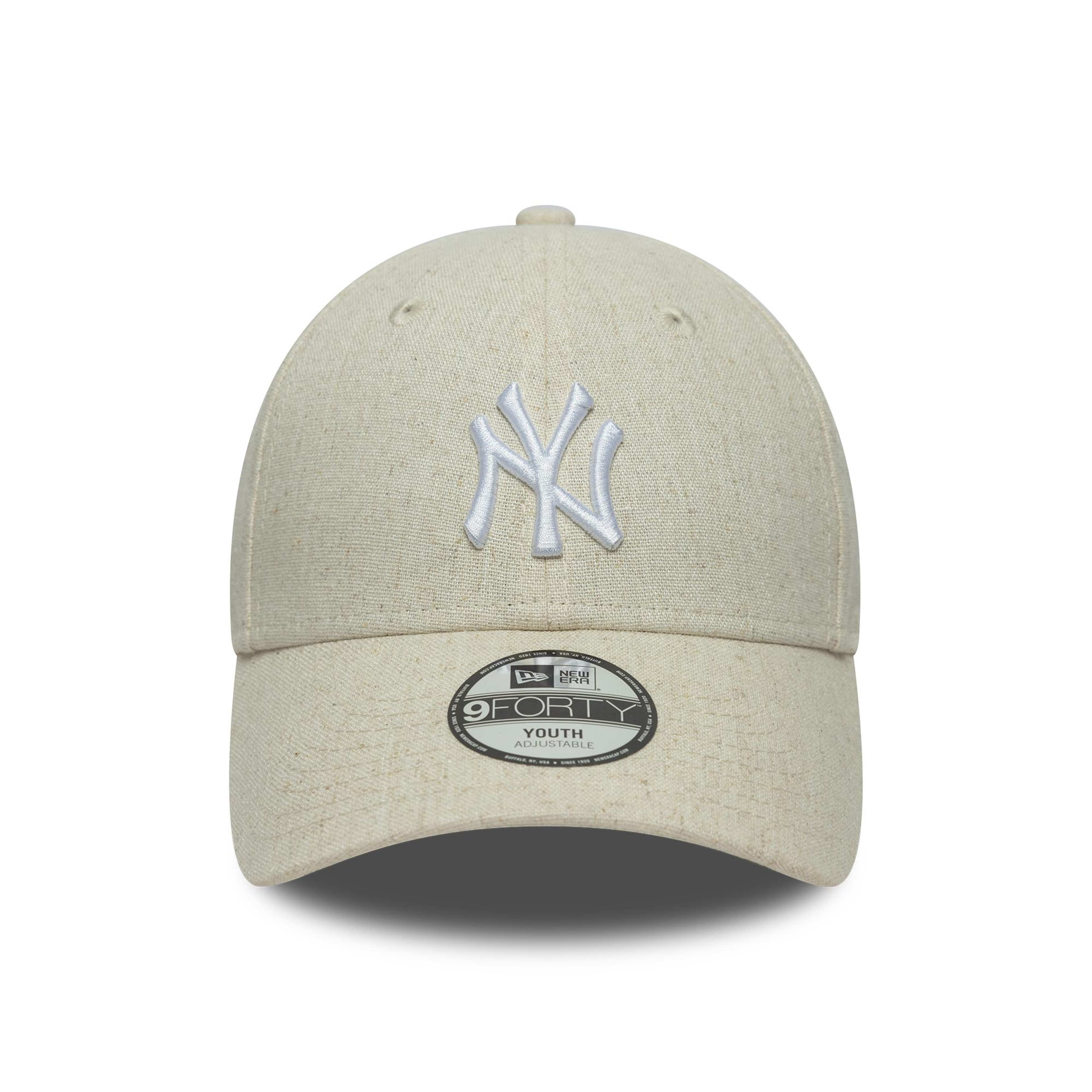 New Era MLB League Essentials New York Yankees Çocuk Bej Şapka