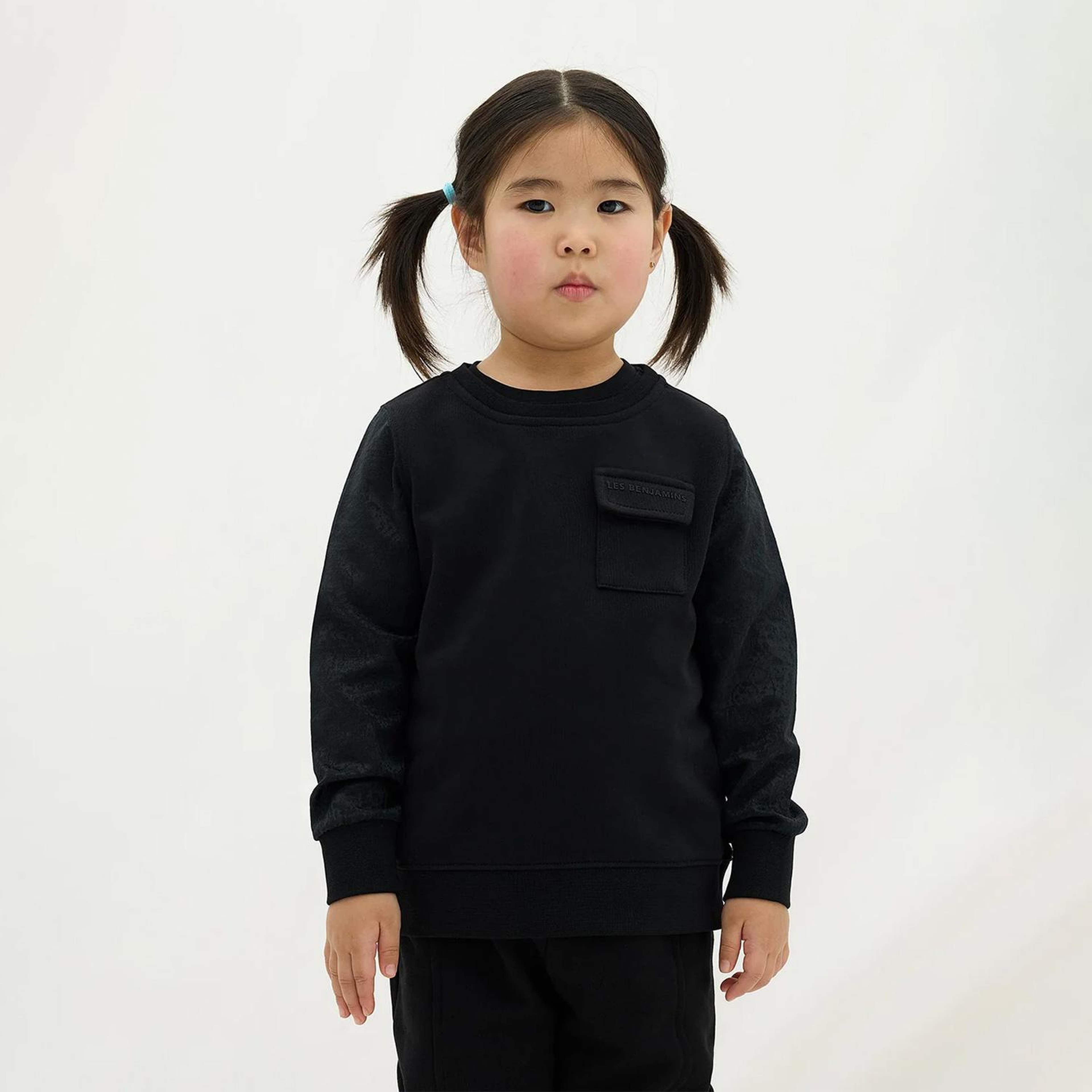 Les Benjamins 401 Çocuk Siyah Sweatshirt