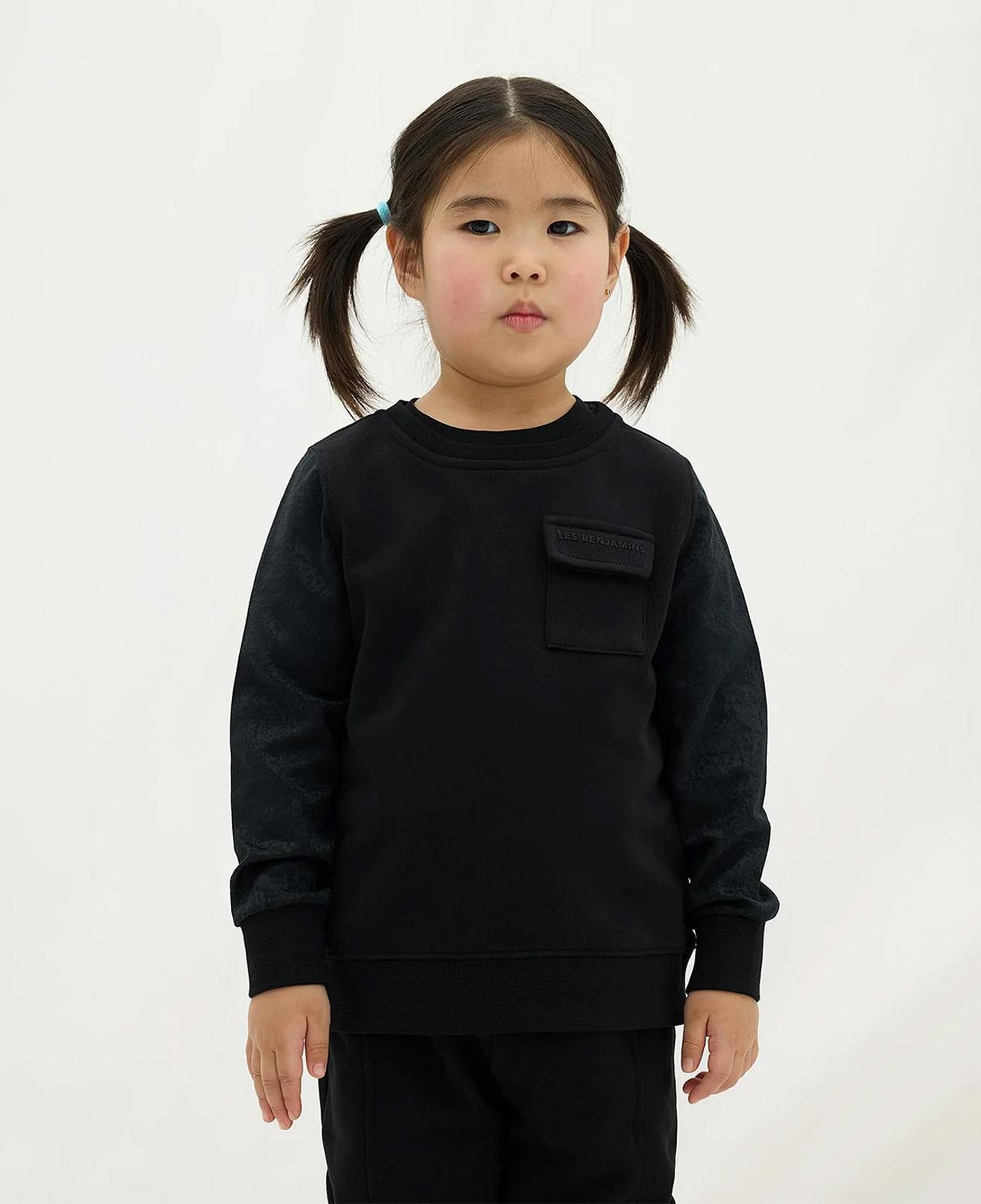 Les Benjamins 401 Çocuk Siyah Sweatshirt