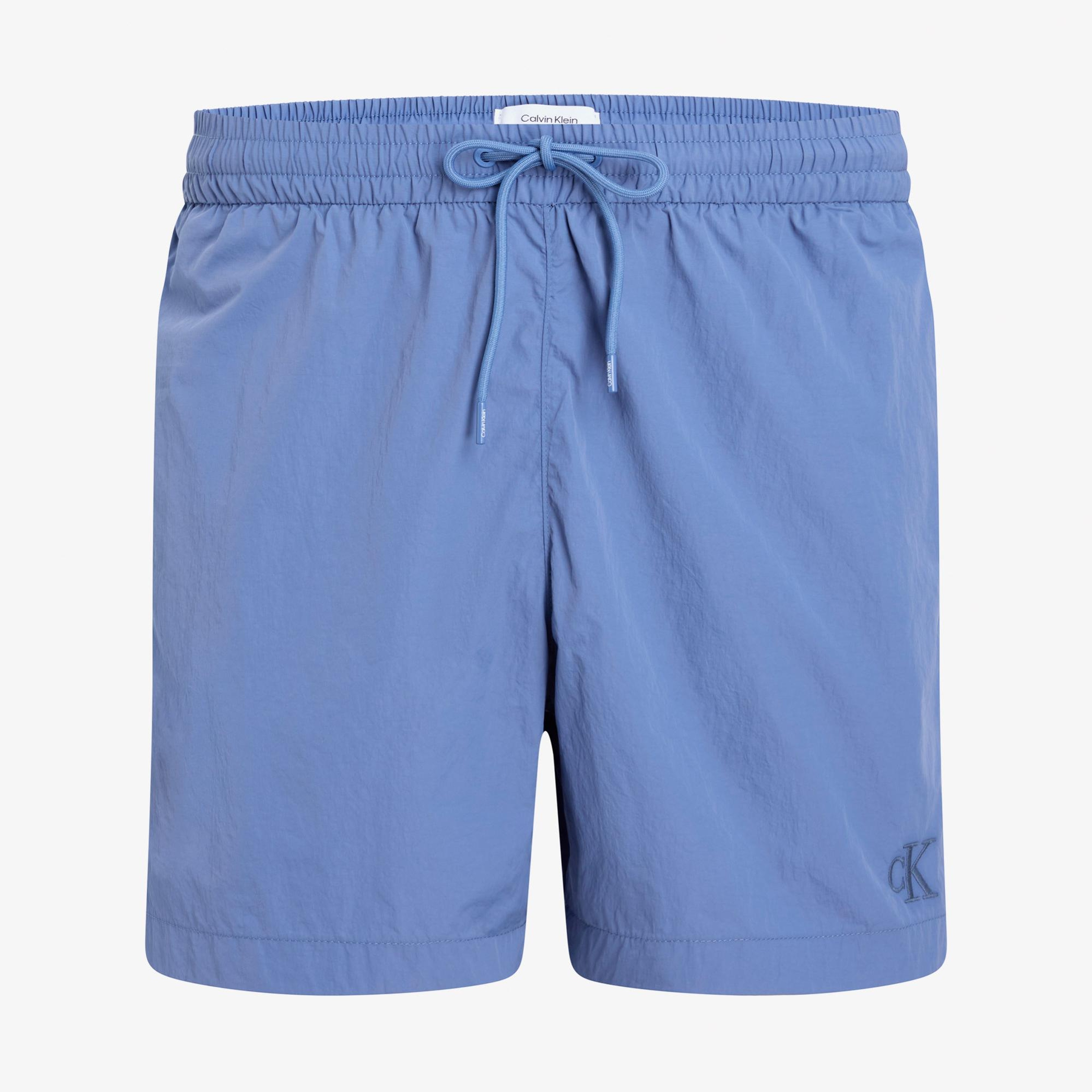 Calvin Klein Quick Drying Erkek Mavi Mayo