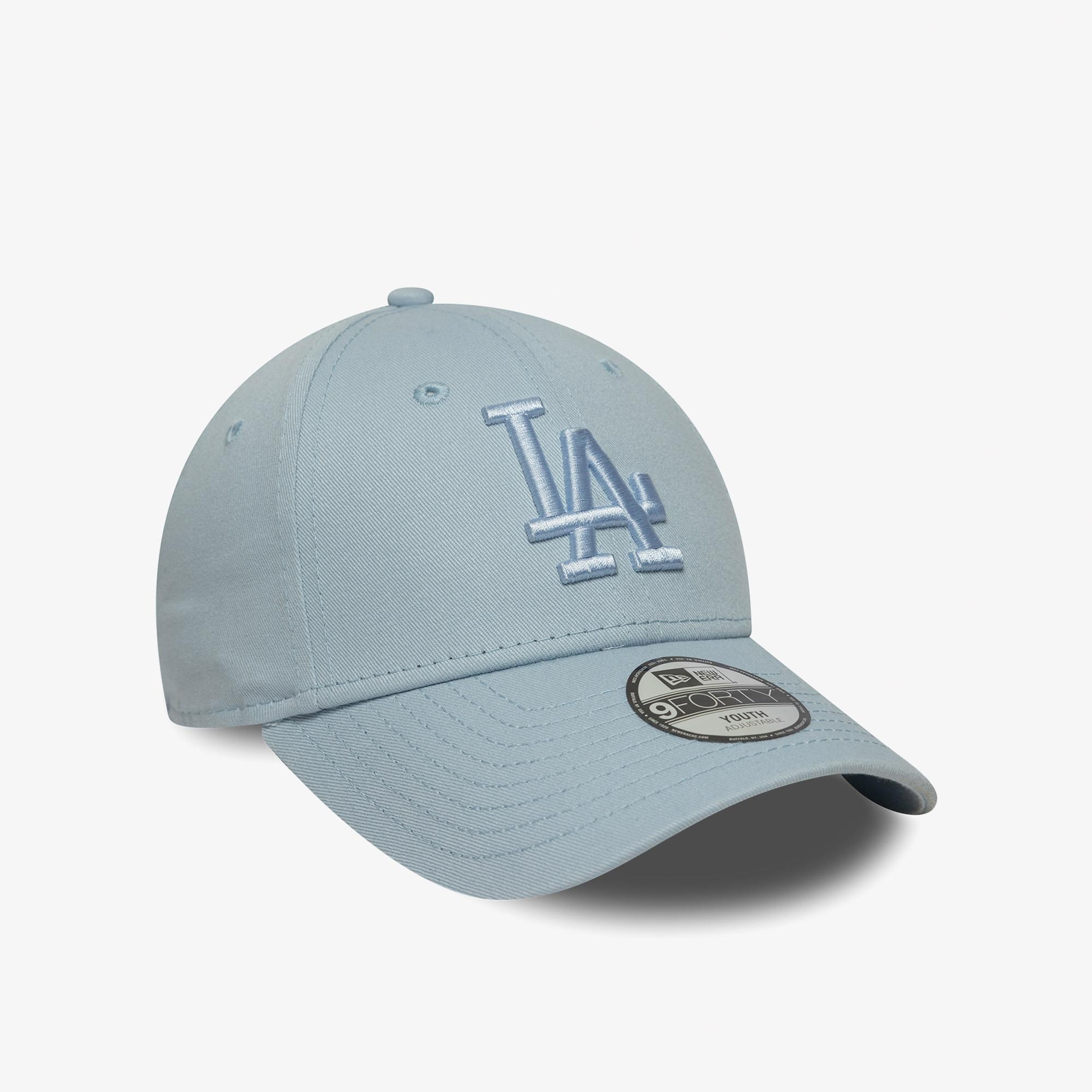 New Era MLB League Essentials LA Dodgers Çocuk Mavi Şapka