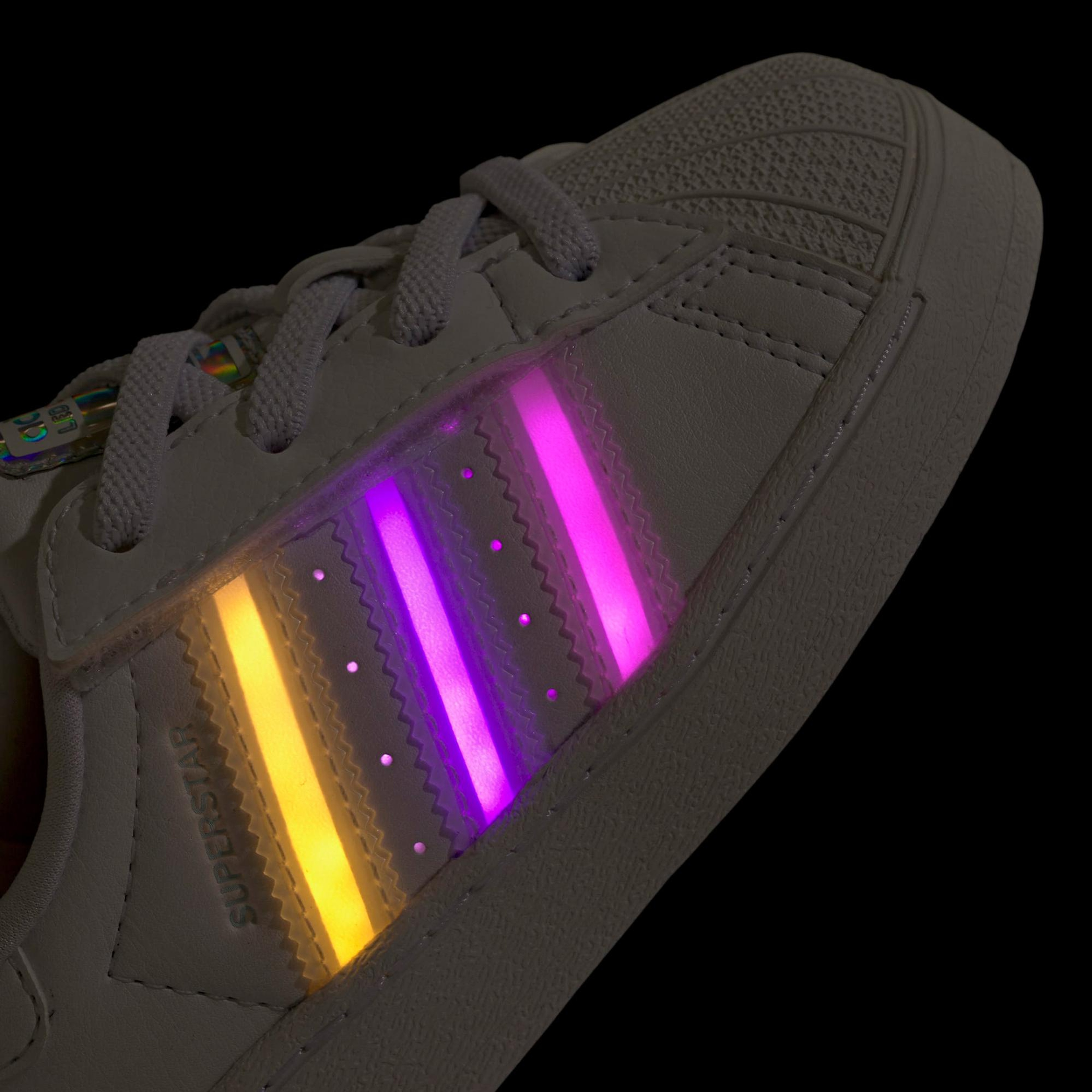 adidas Superstar Led Lights Bebek Beyaz Işıklı Spor Ayakkabı