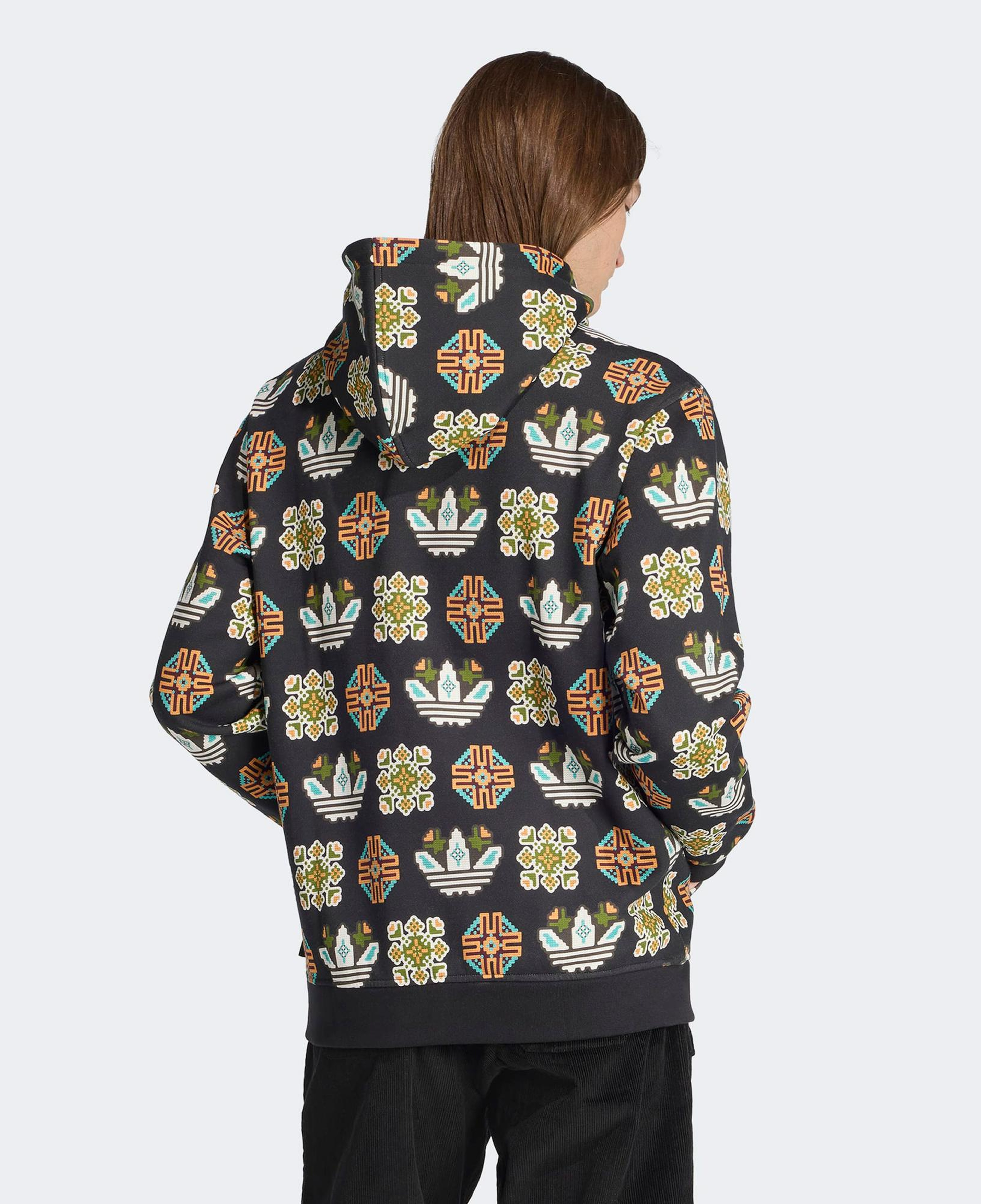 adidas Graphic Lo Hd Erkek Siyah Sweatshirt