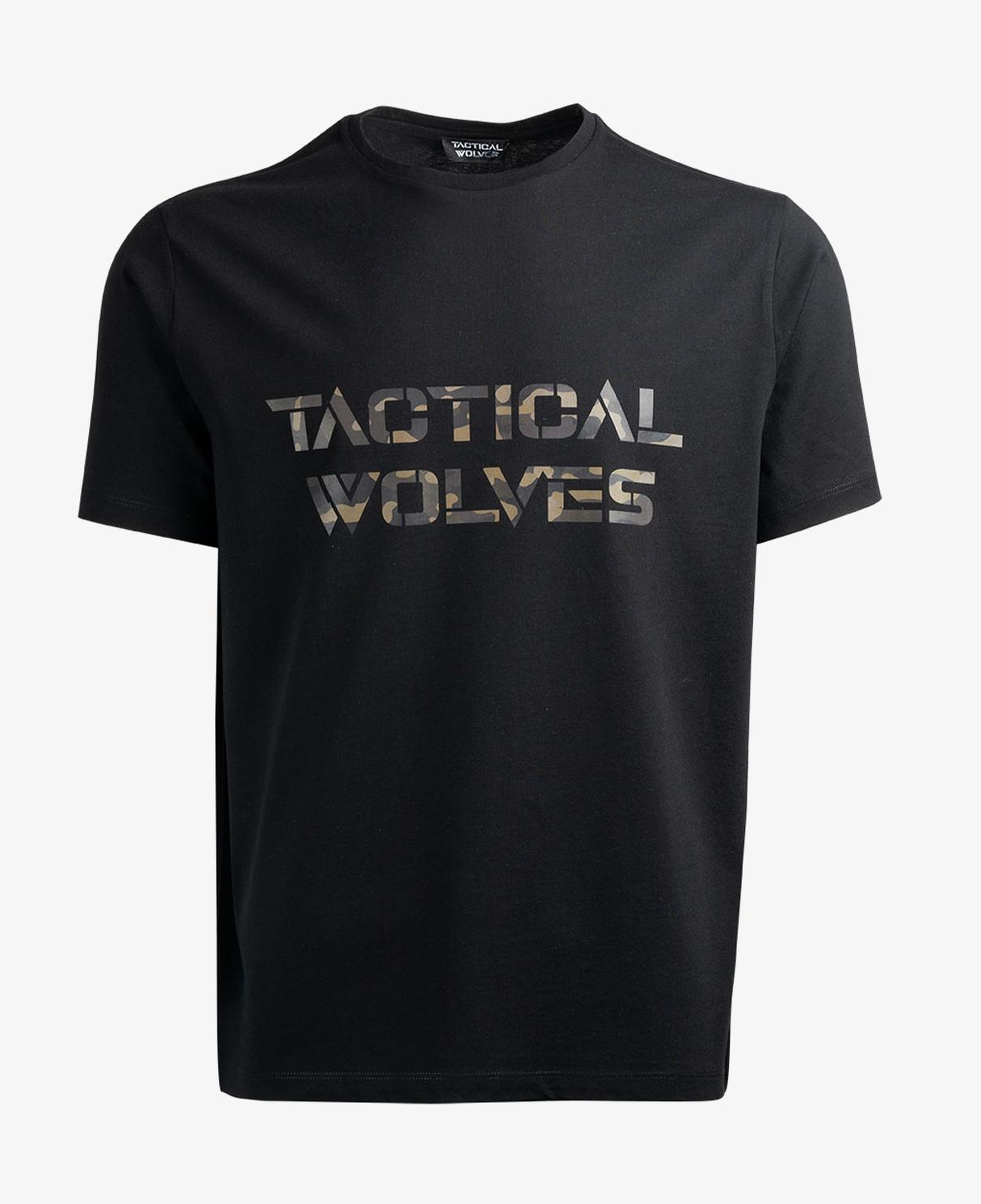 Tactical Wolves Classic Erkek Siyah T-Shirt