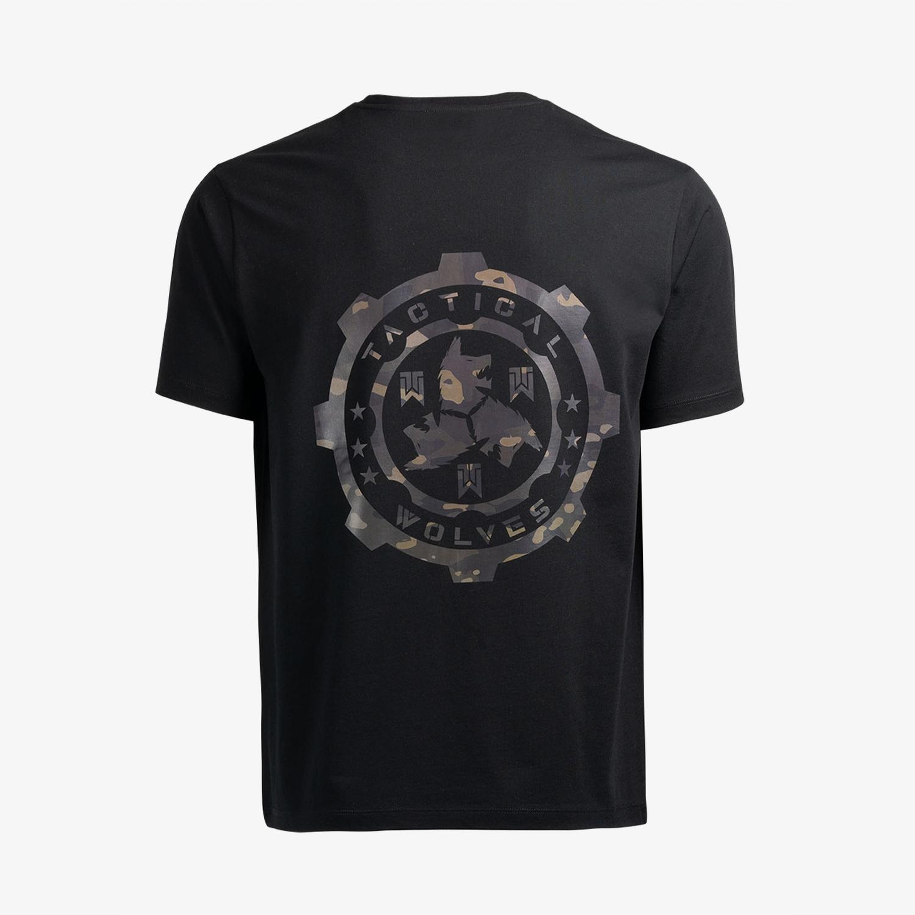 Tactical Wolves Classic Erkek Siyah T-Shirt
