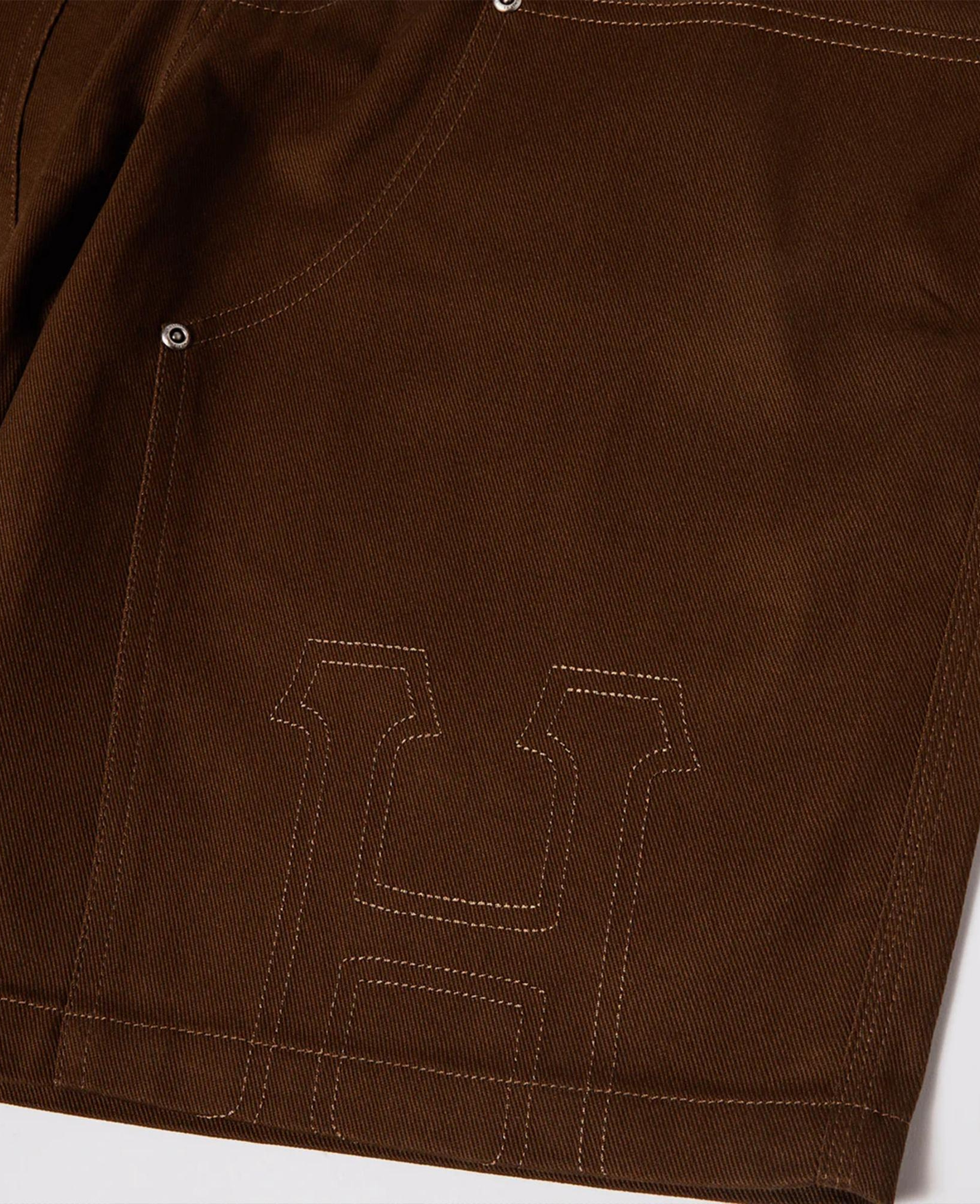 HUF?Classic?Double?Knee?Work Erkek Kahverengi Şort