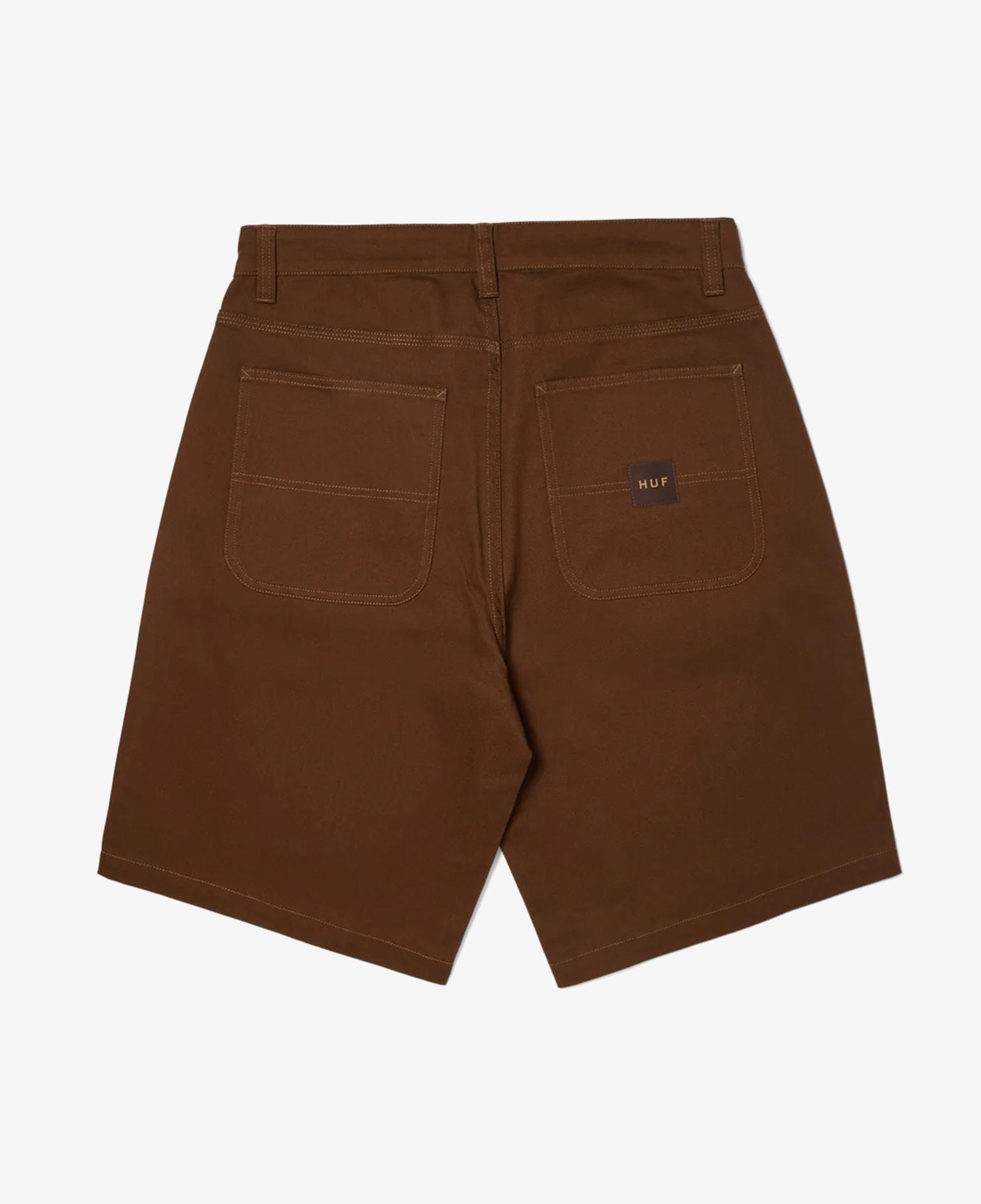 HUF?Classic?Double?Knee?Work Erkek Kahverengi Şort