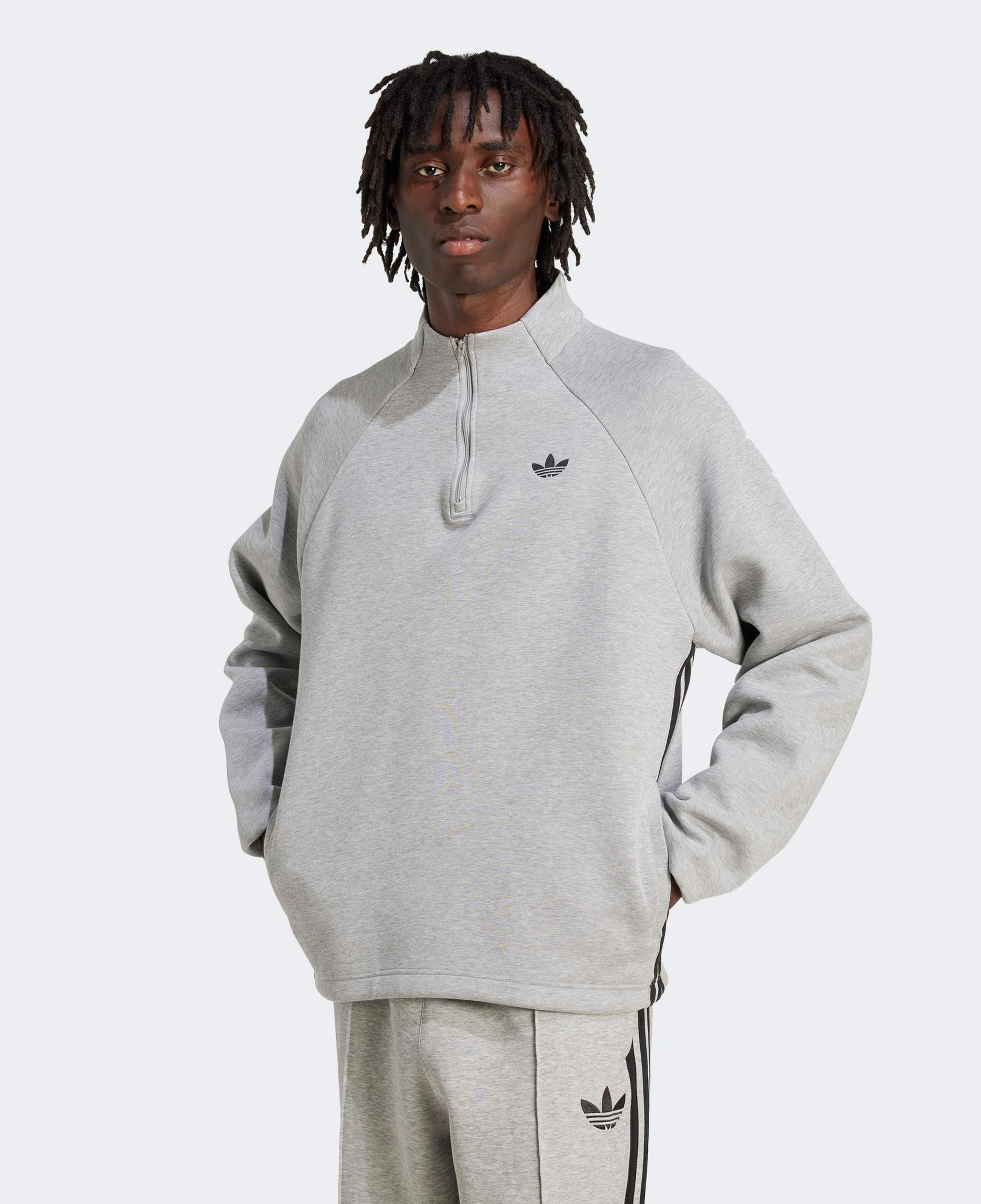 adidas Adicolor Spacer Drill Gri Erkek Üst