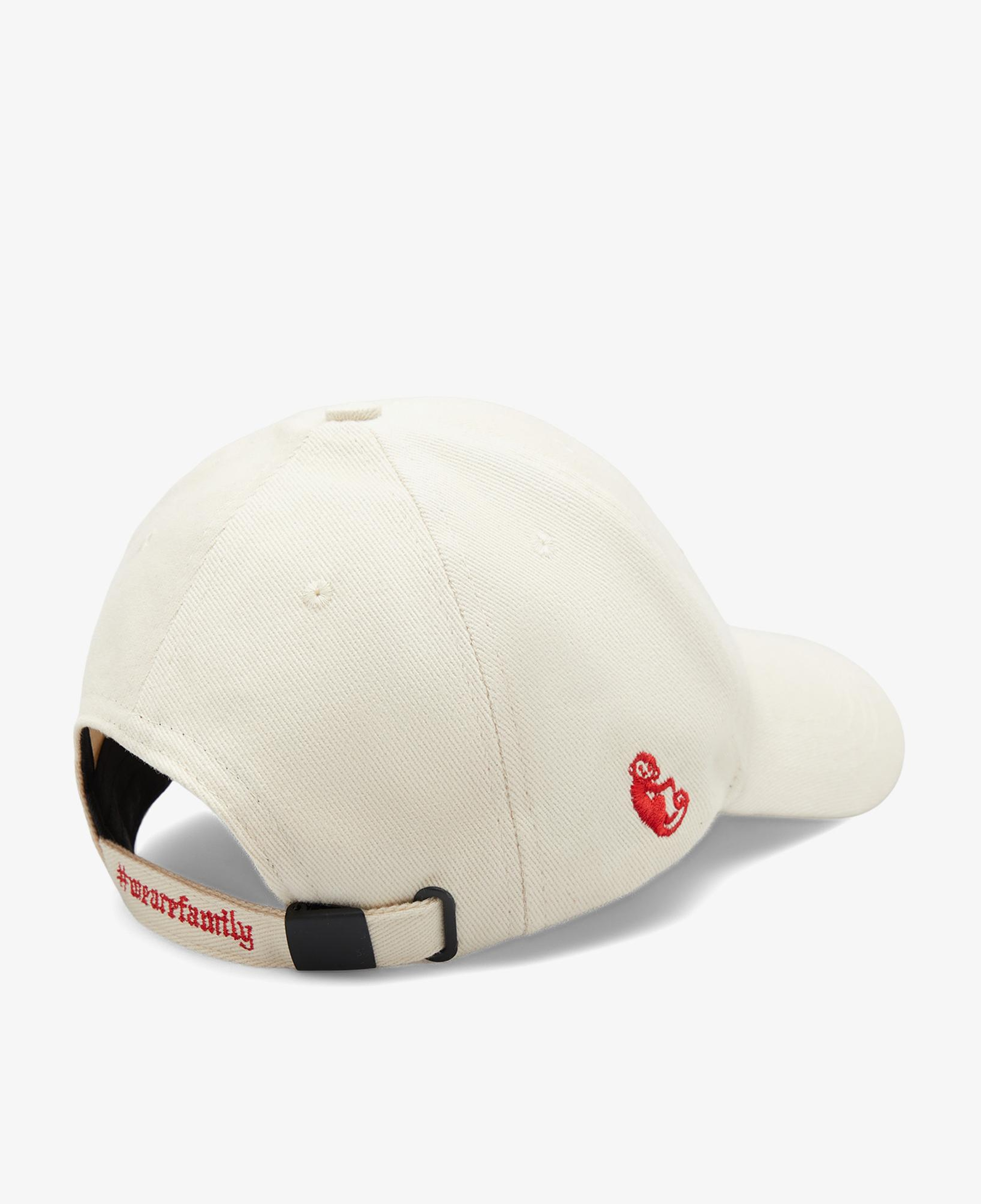 UNITED4 x Monkey Project 7 Rules Unisex Beyaz Şapka