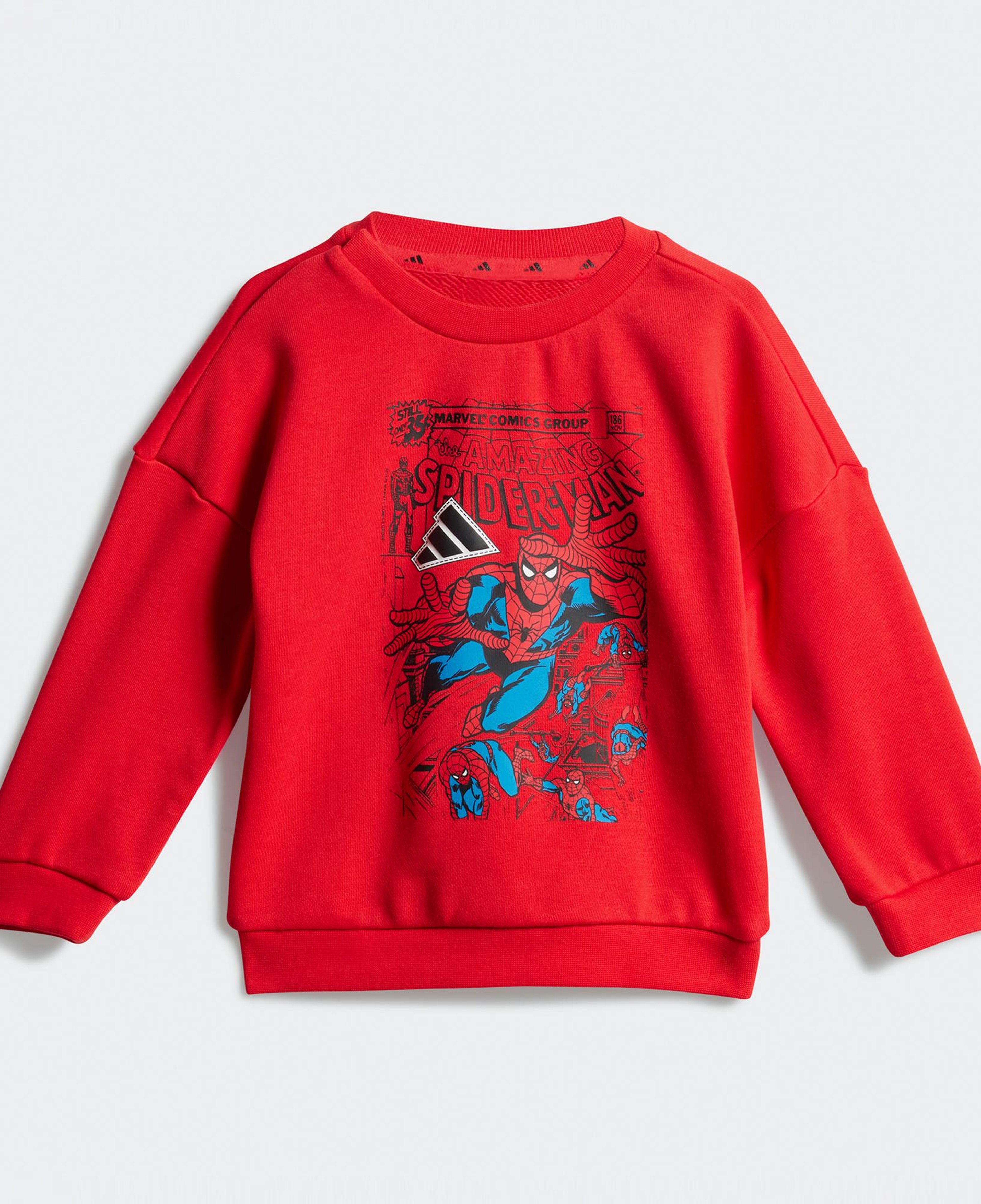 adidas Marvel Spiderman Bebek Kırmızı Eşofman Takımı