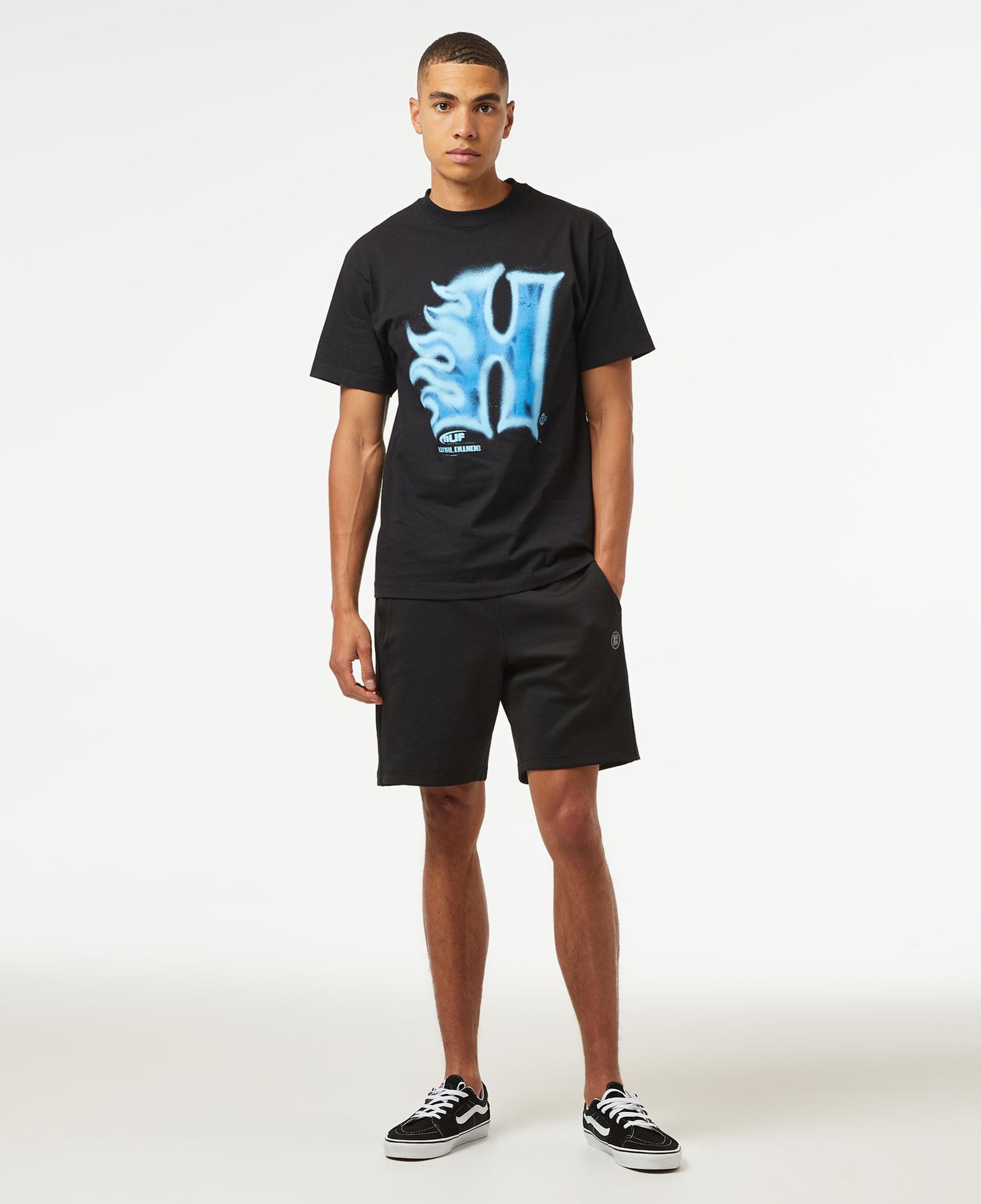 HUF Heat Wave S/S Erkek Siyah T-Shirt
