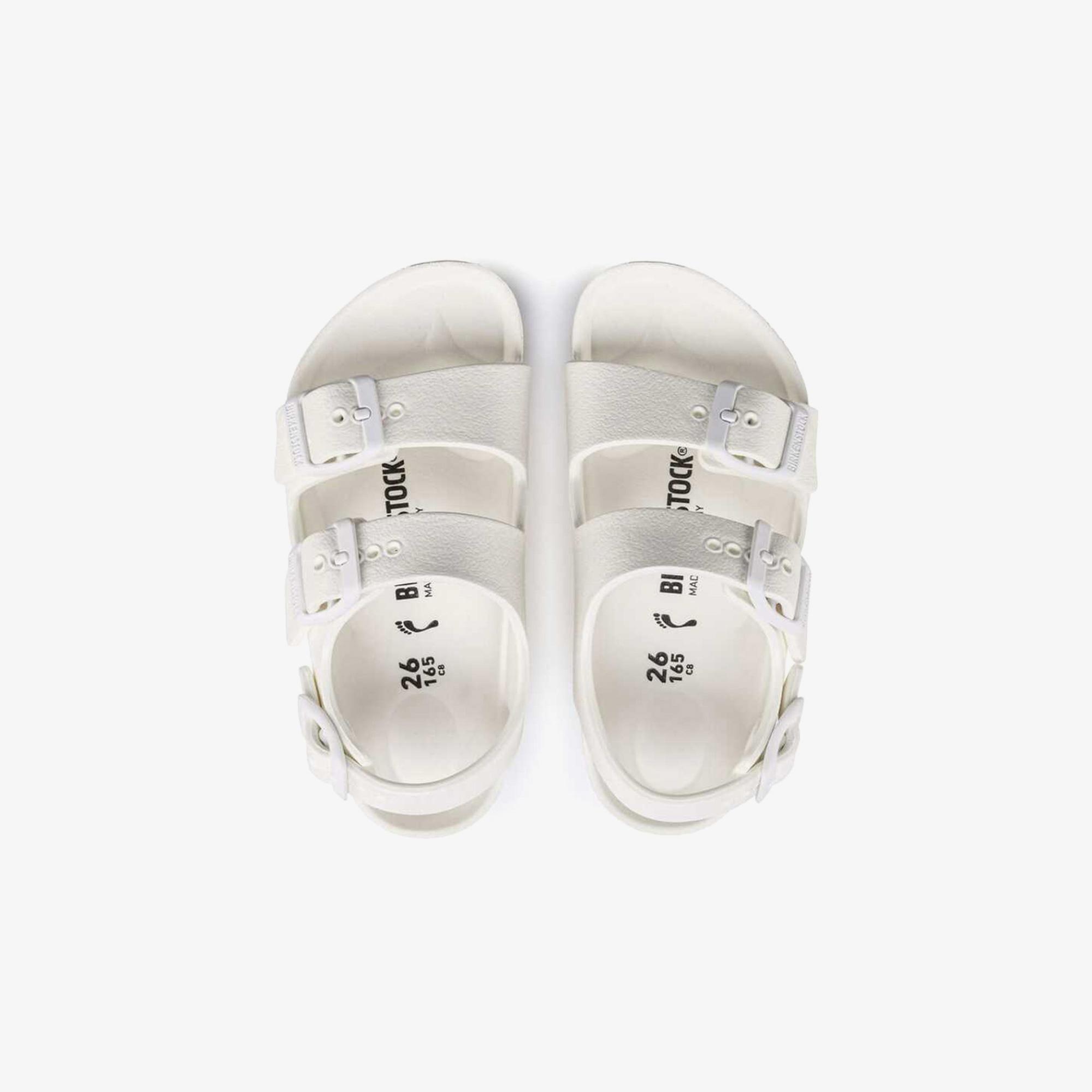 Birkenstock Milano Eva Bebek Beyaz Sandalet