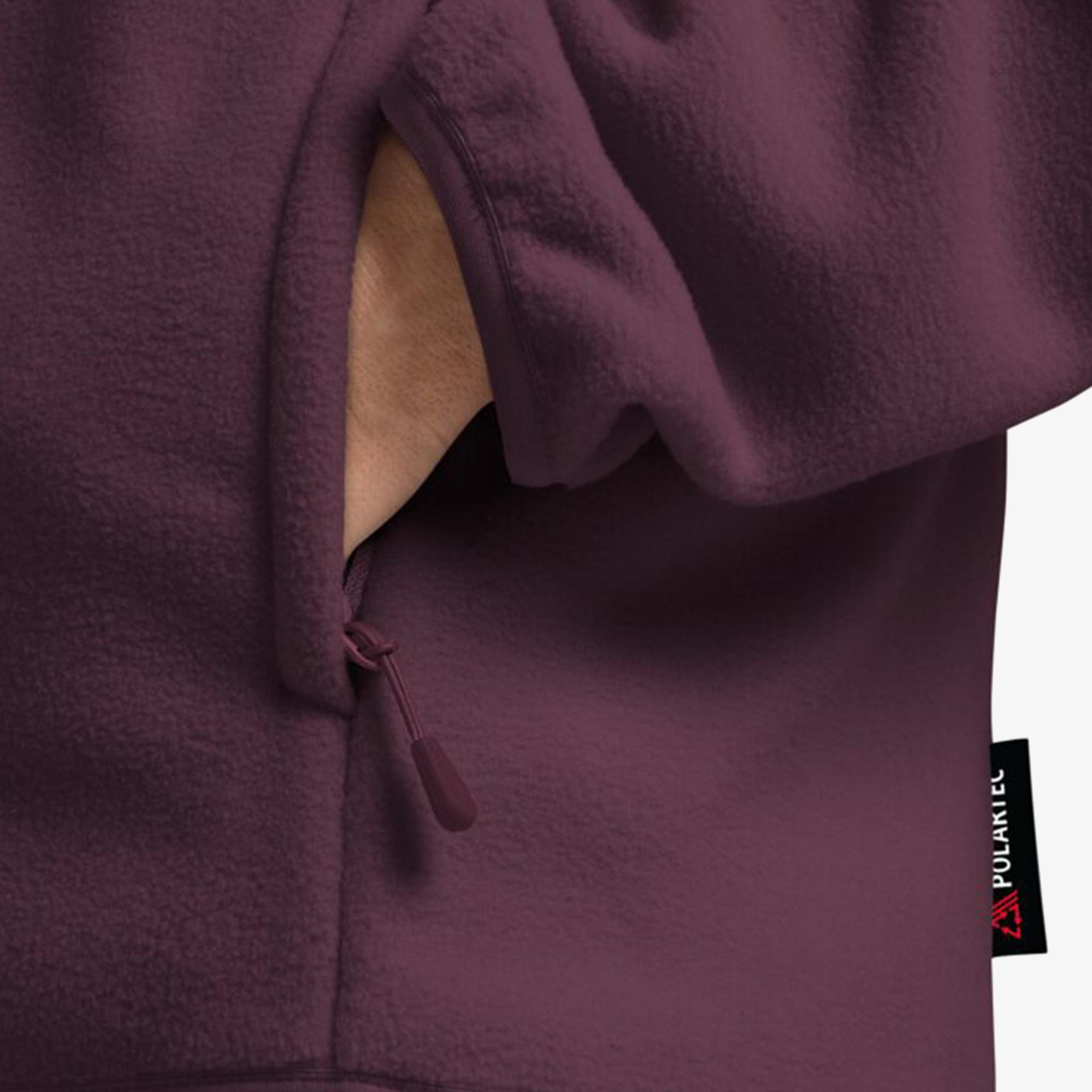 Jack Wolfskin Moonrise Full Zipped Kadın Mor Ceket