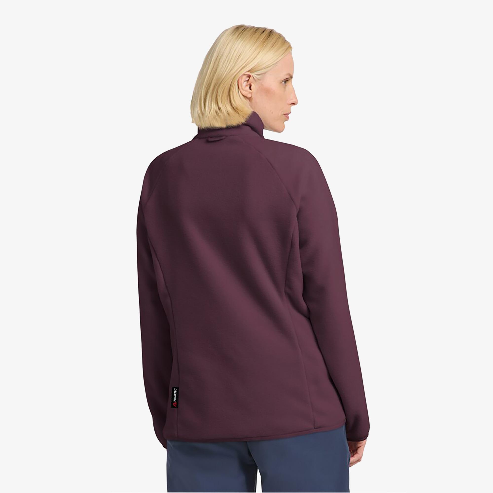 Jack Wolfskin Moonrise Full Zipped Kadın Mor Ceket