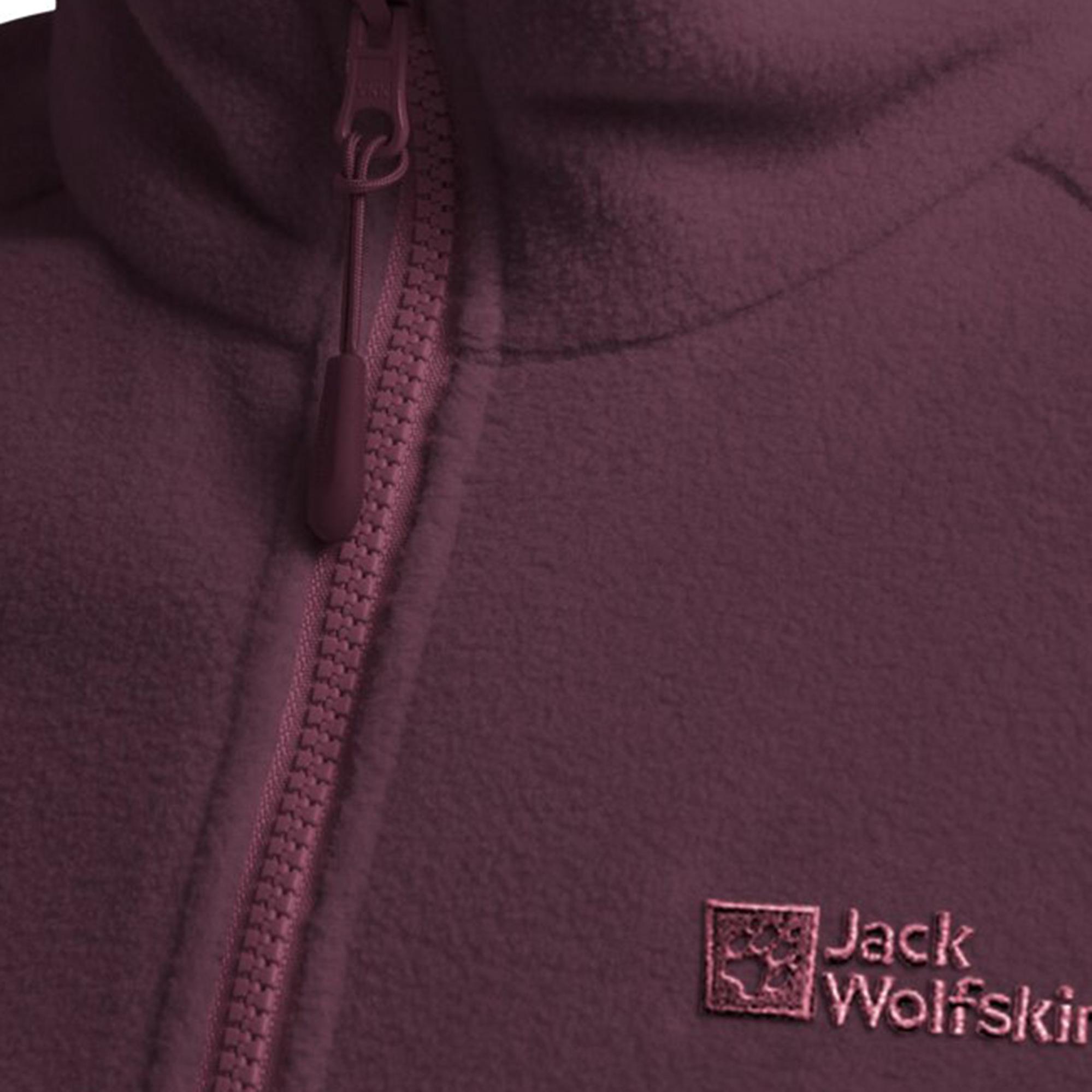 Jack Wolfskin Moonrise Full Zipped Kadın Mor Ceket