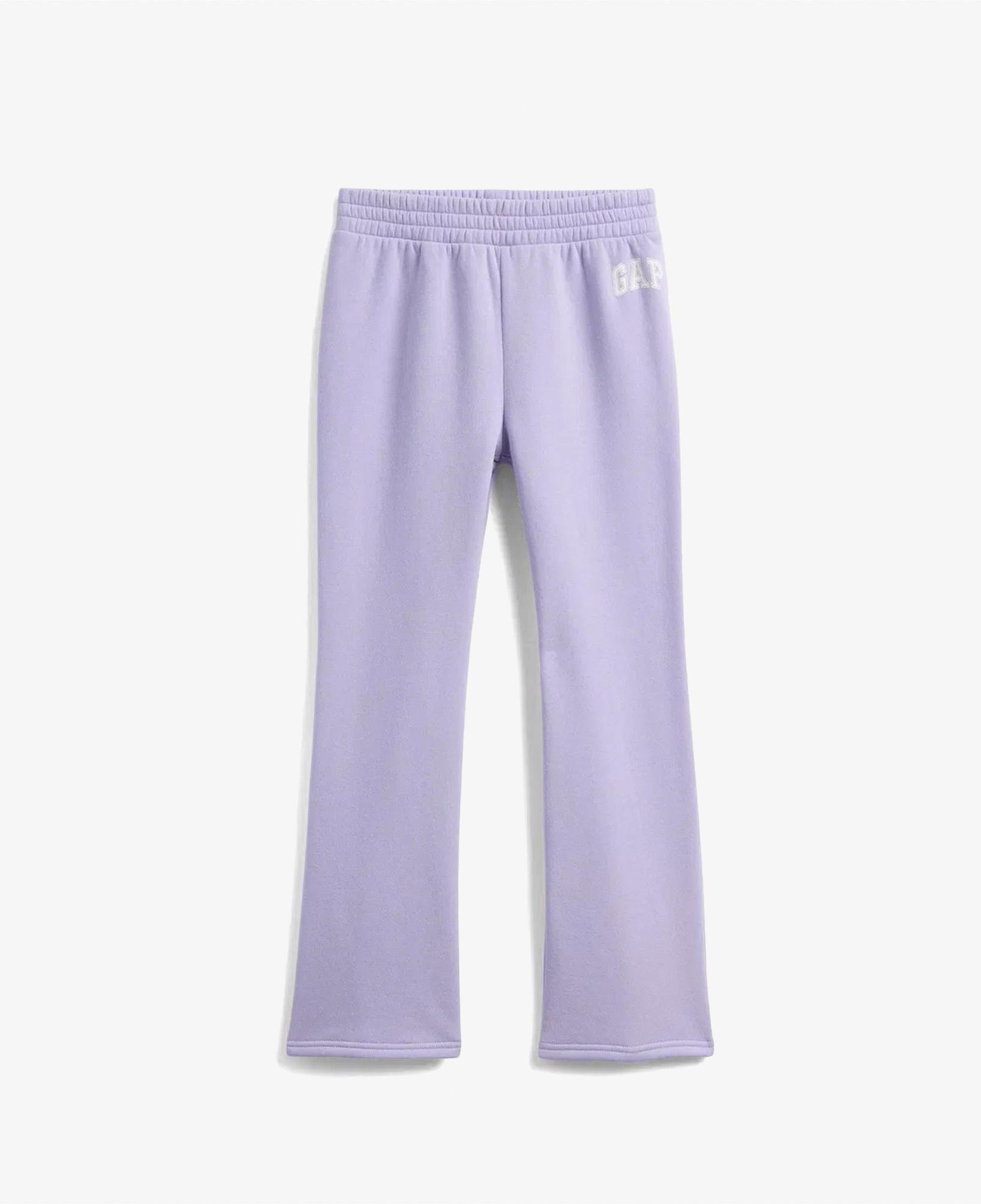 Gap V-Bootcut Logo Çocuk Mor Eşofman Altı