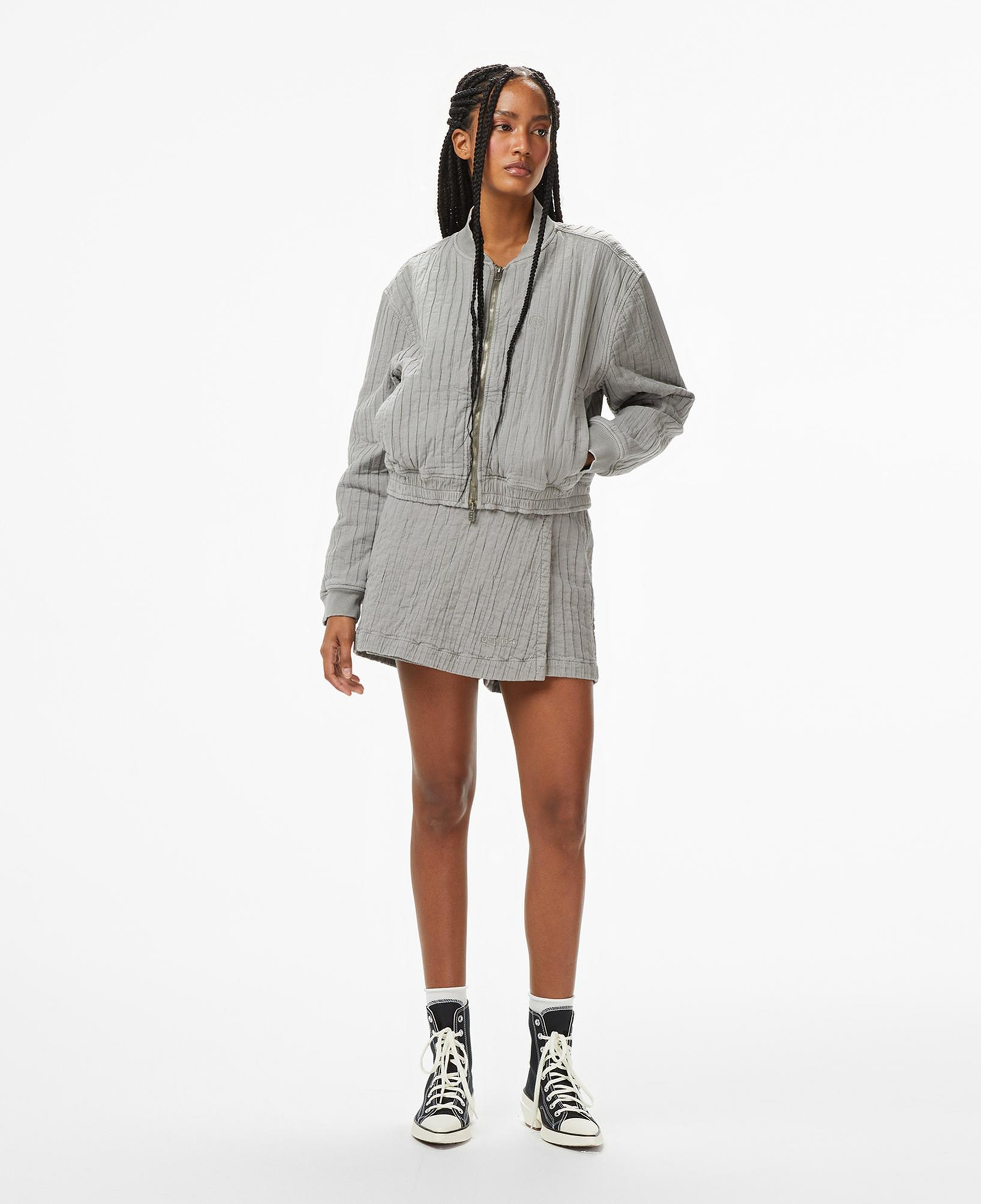 UNITED4 Kadın Gri Etek