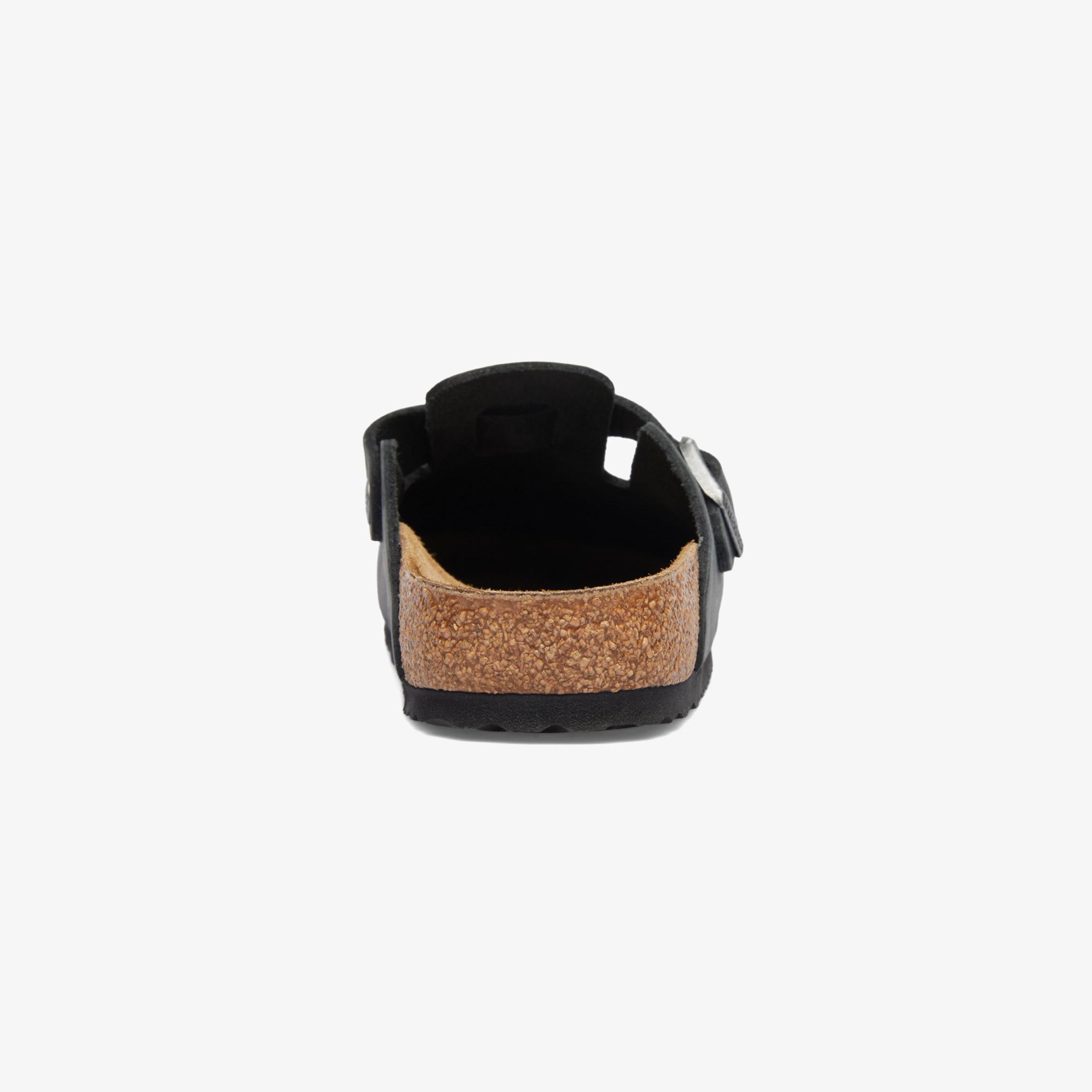 Birkenstock Boston Leoi Unisex Siyah Terlik