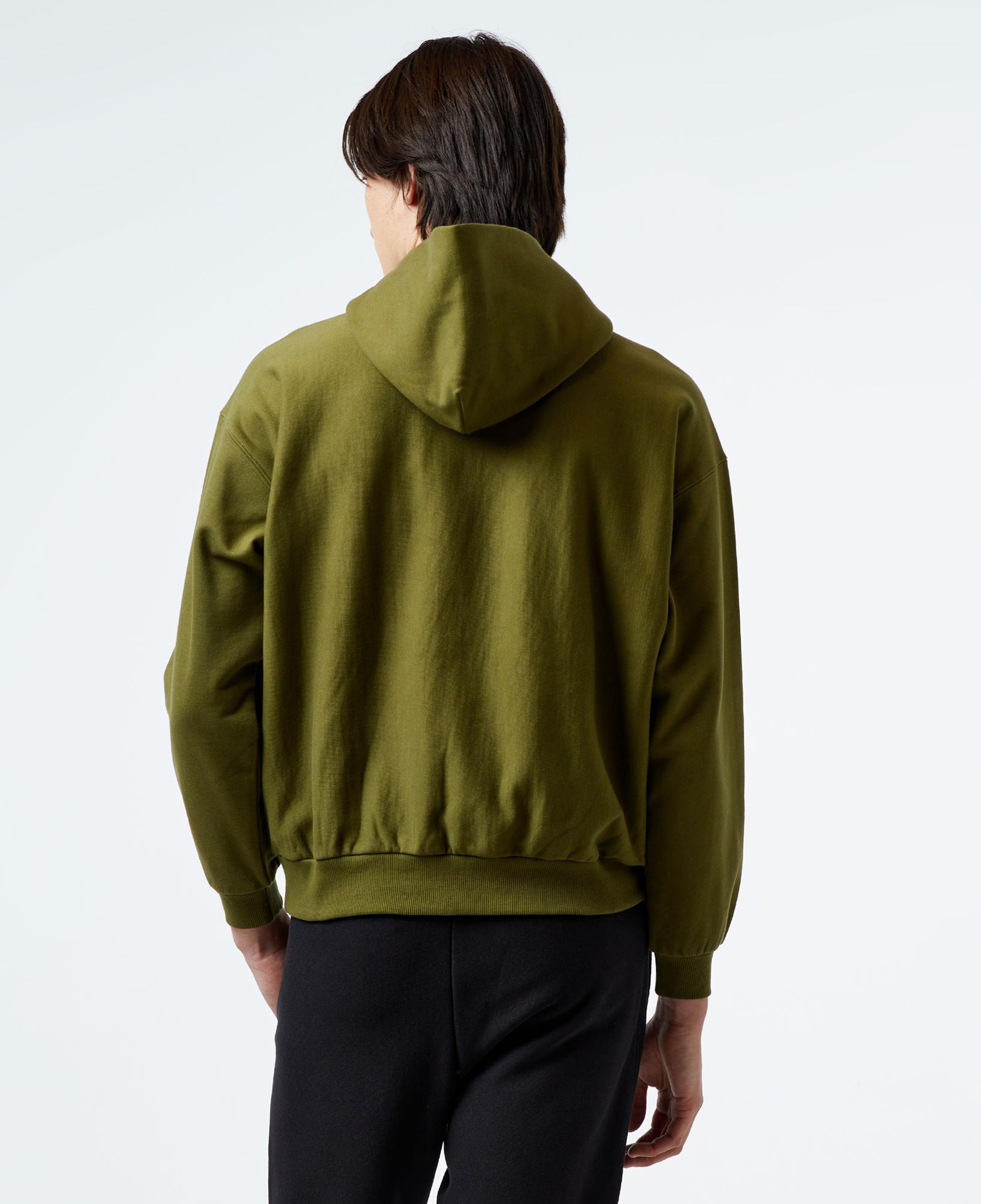 HUF Benton Heavyweight Fleece Erkek Yeşil Hoodie