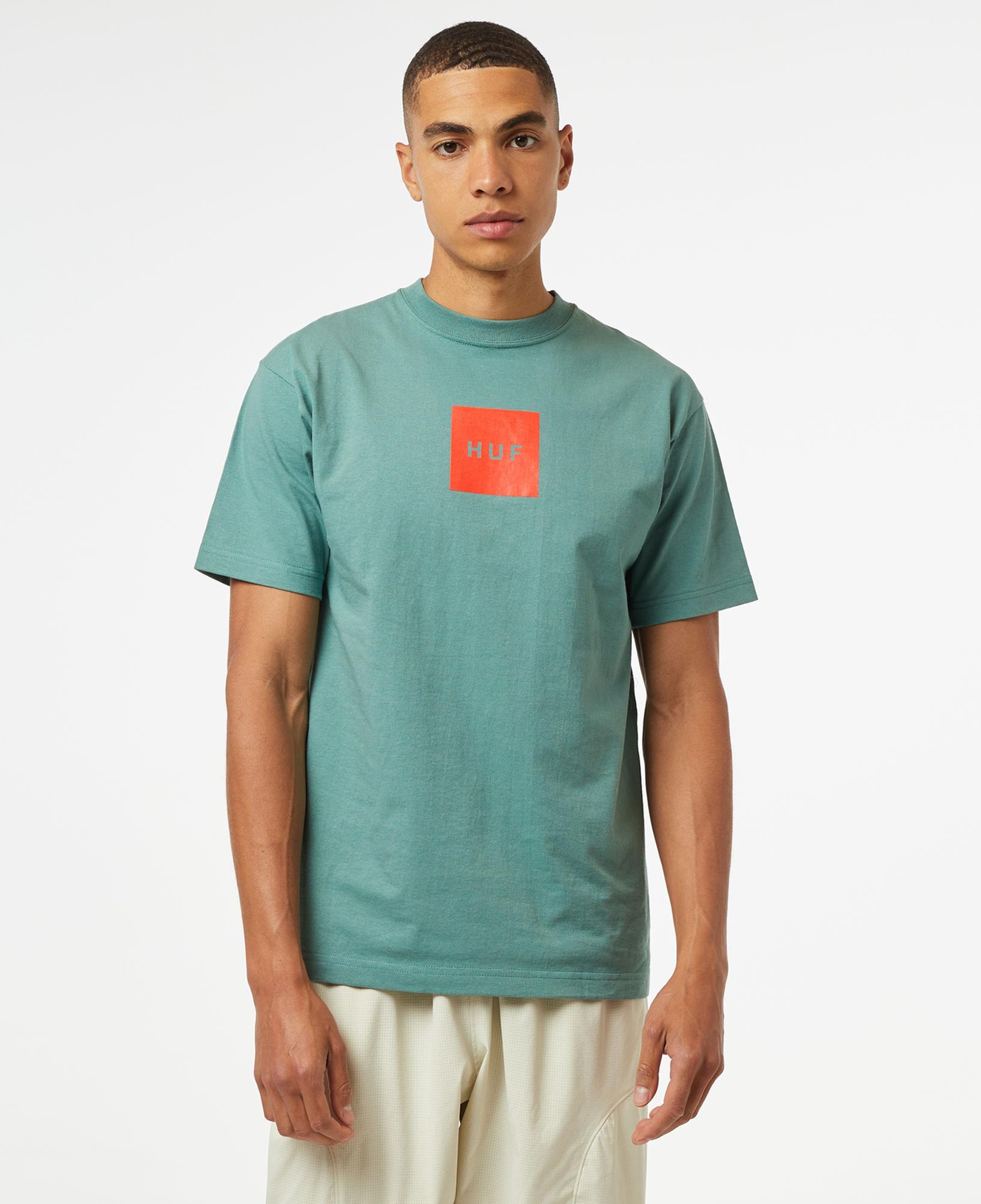 HUF Set Box S/S Erkek Kahverengi T-Shirt