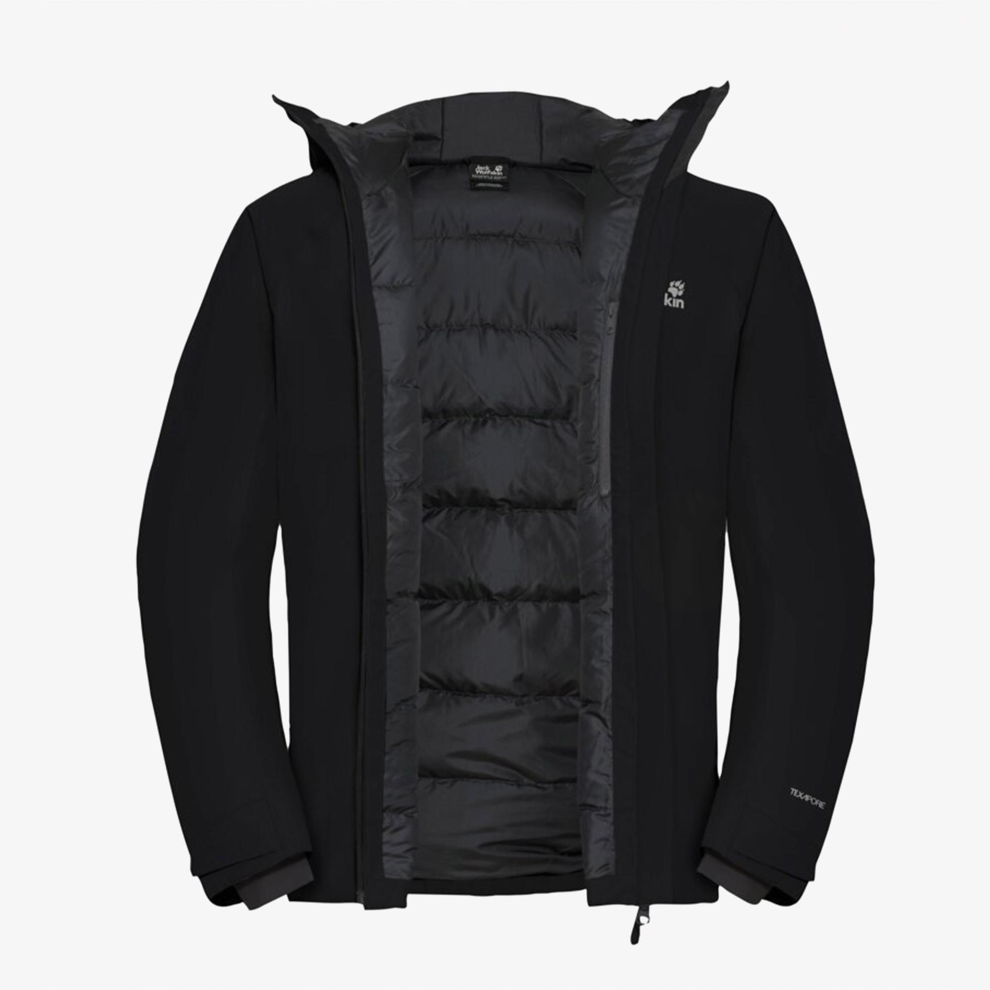 Jack Wolfskin Icecape 2L Down Insulated Erkek Siyah Ceket