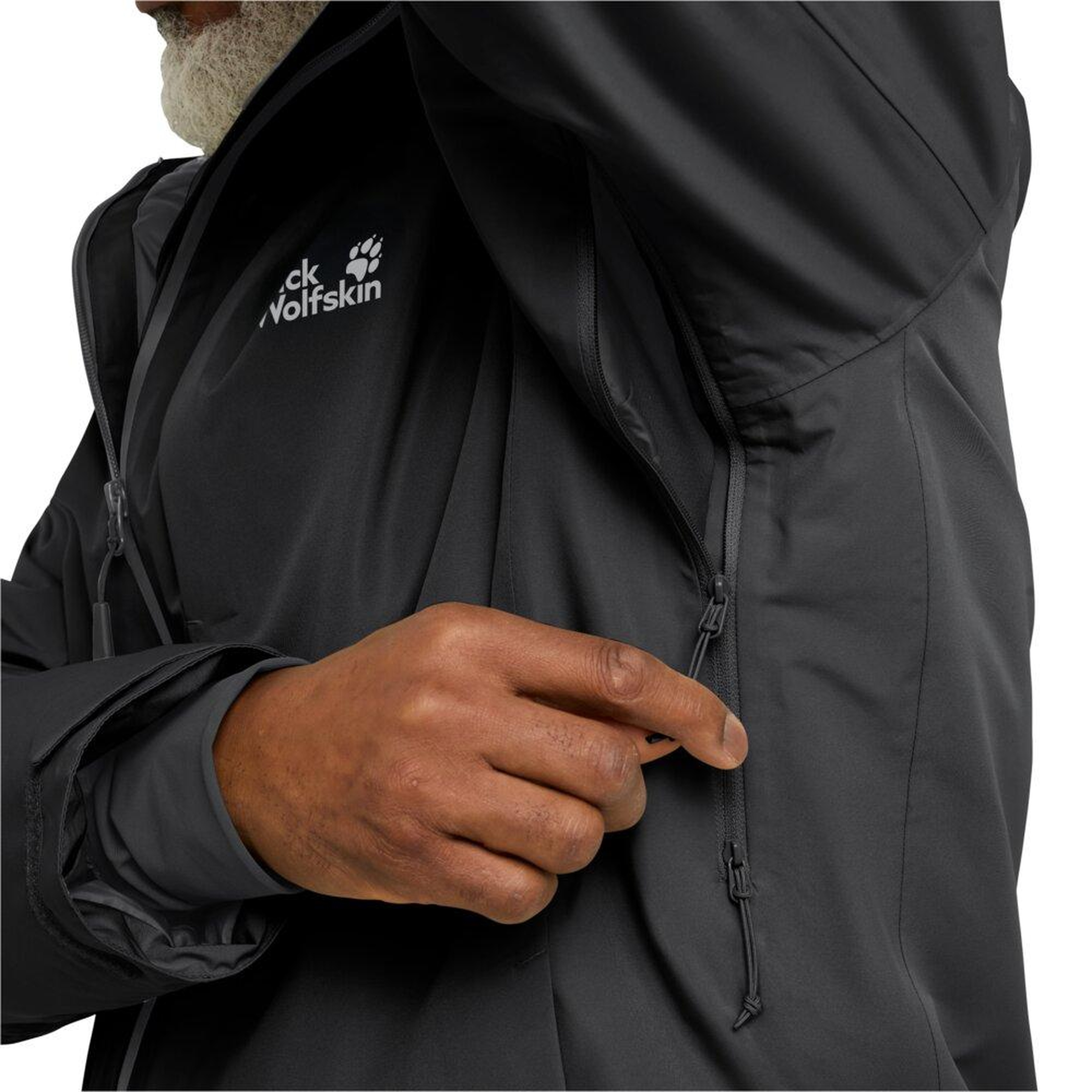 Jack Wolfskin Icecape 2L Down Insulated Erkek Siyah Ceket