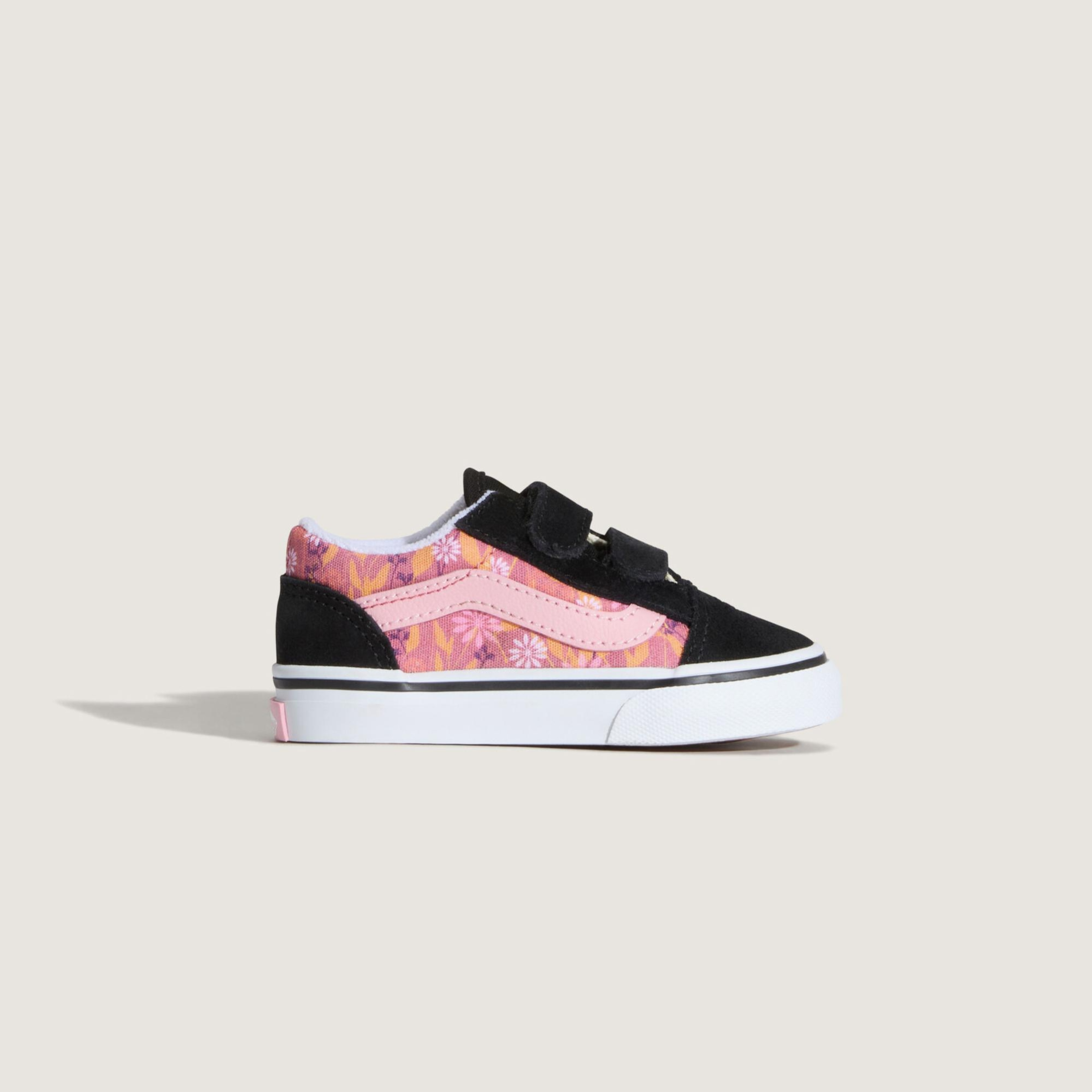 Vans Old Skool Bebek Pembe Çiçekli Spor Ayakkabı
