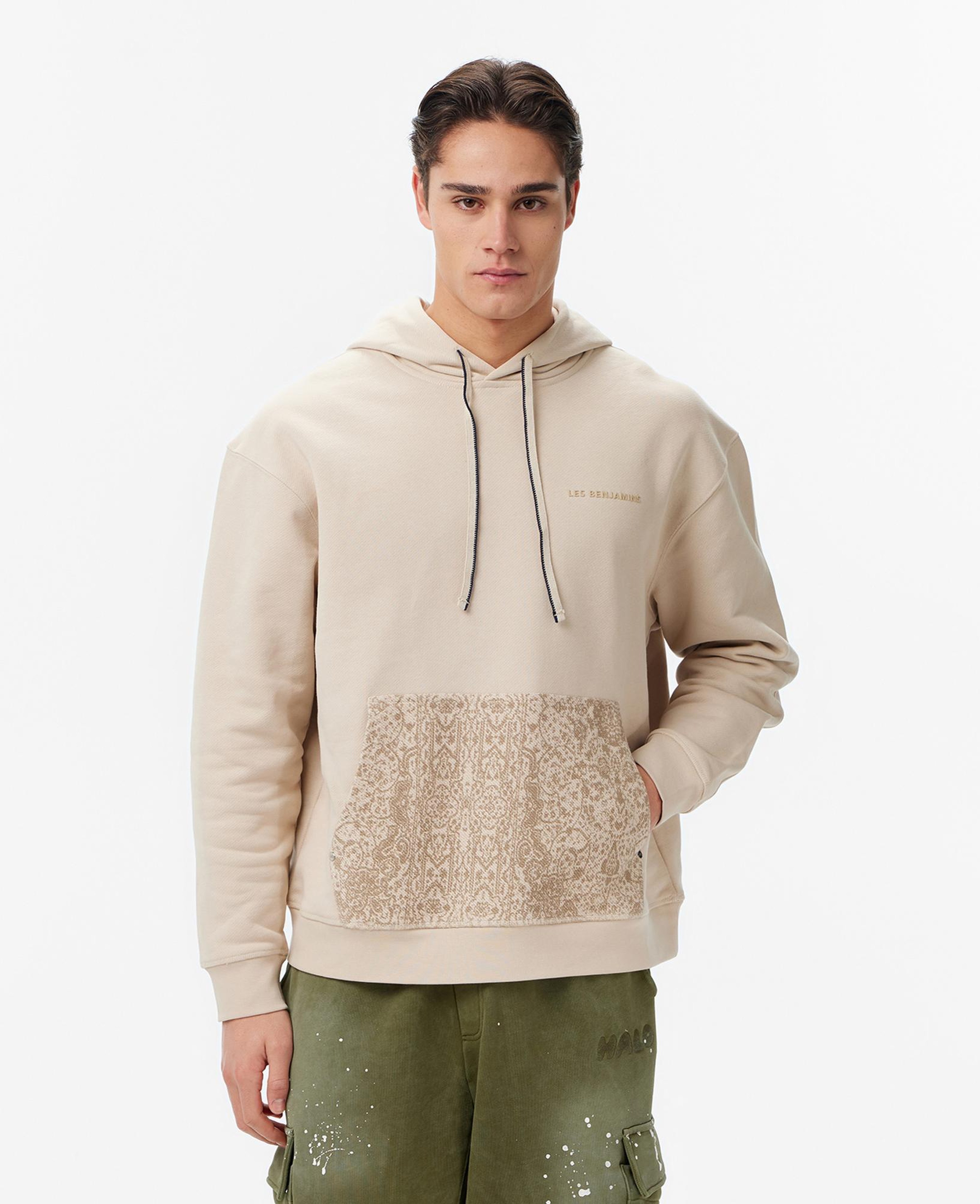 Les Benjamins Regular Fit Erkek Bej Sweatshirt