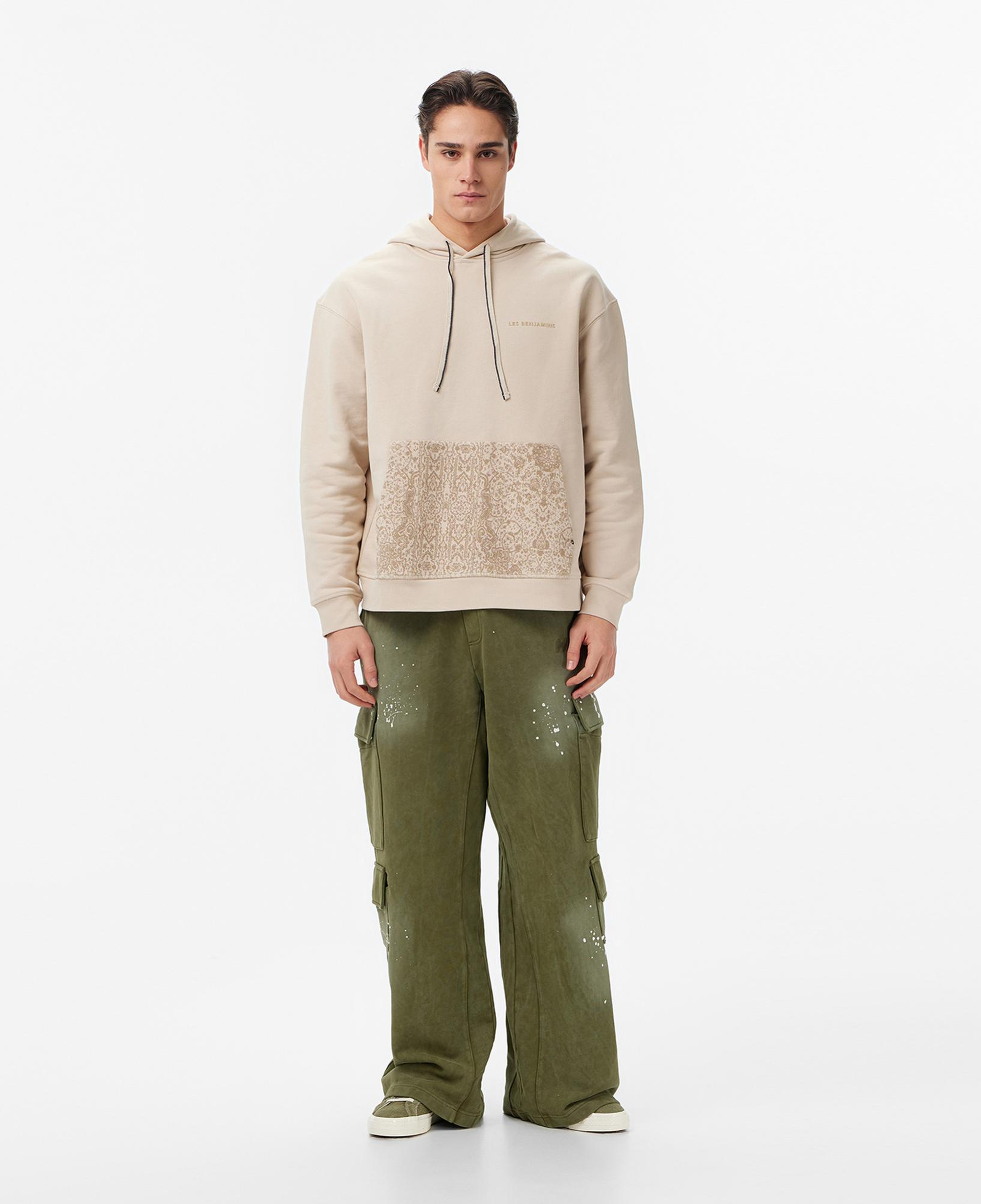 Les Benjamins Regular Fit Erkek Bej Sweatshirt