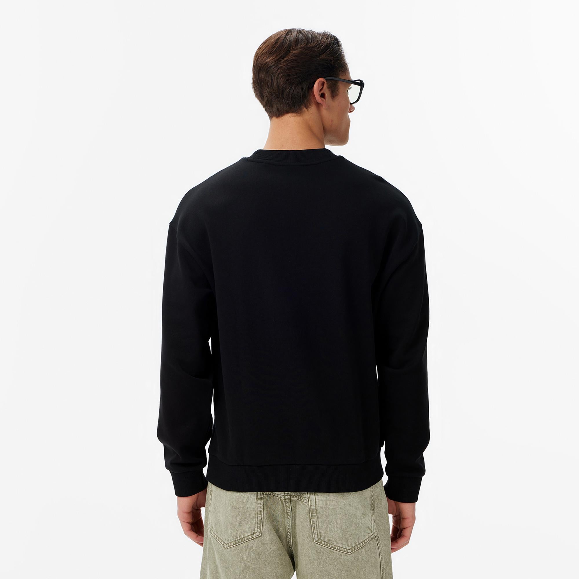 Hugo Newirex Erkek Siyah Sweatshirt