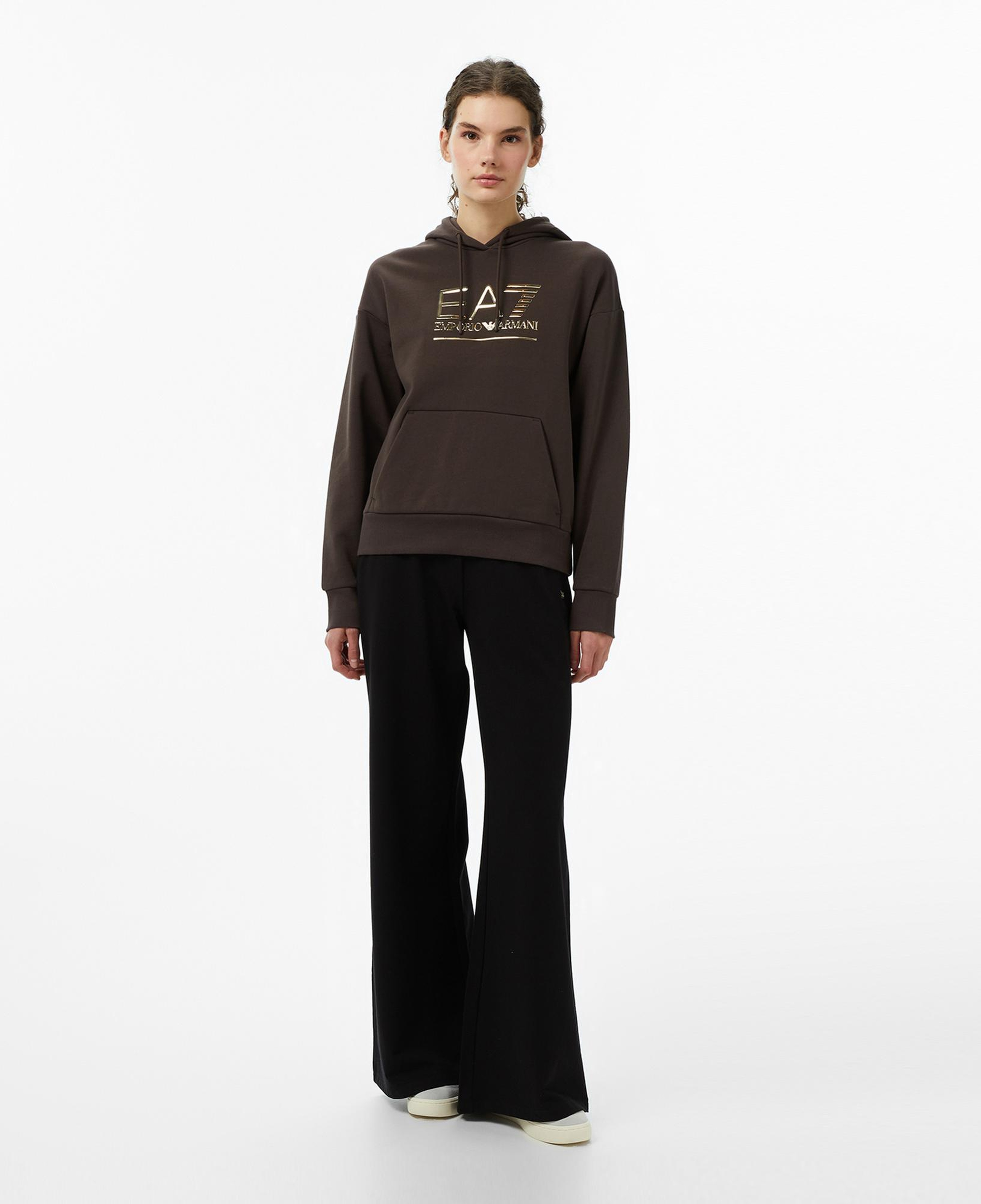 Emporio Armani Train Visibility Kadın Kahverengi Sweatshirt