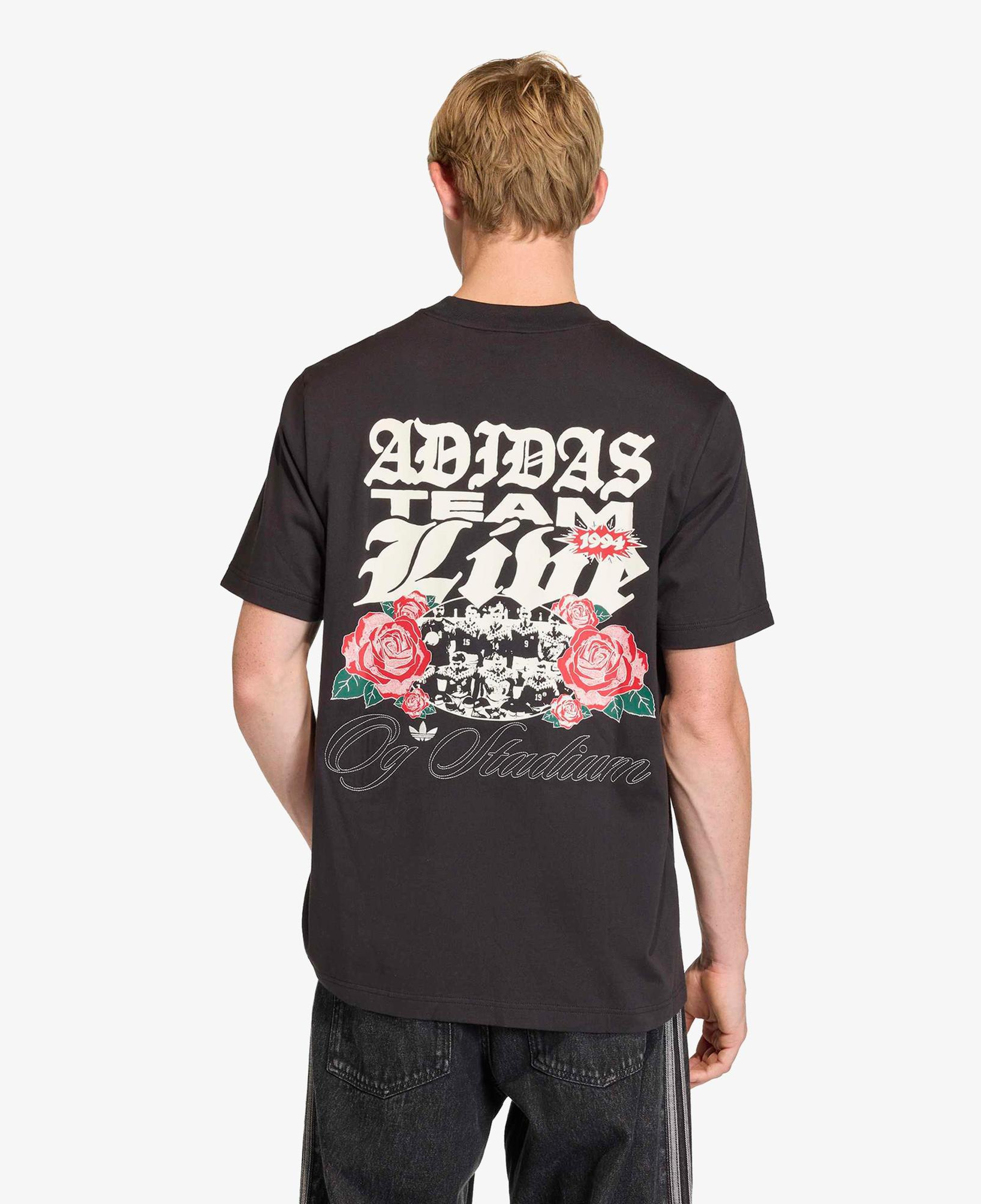 adidas Gfx Roses Erkek Siyah T-Shirt